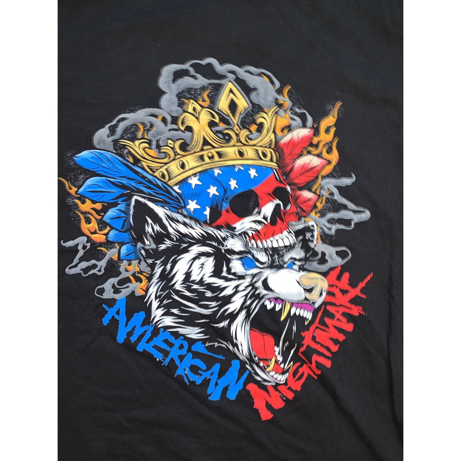 WWE WWE Cody Rhodes American Nightmare T Shirt Medium Skull Wolf Size US M / EU 48-50 / 2 - 2 Thumbnail