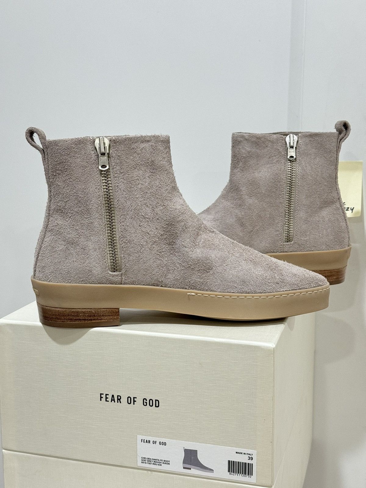 Fear of God Chelsea Sante Fe Boot sz 39 / 7 US God Grey Suede Size US 7 / EU 40 - 8 Thumbnail