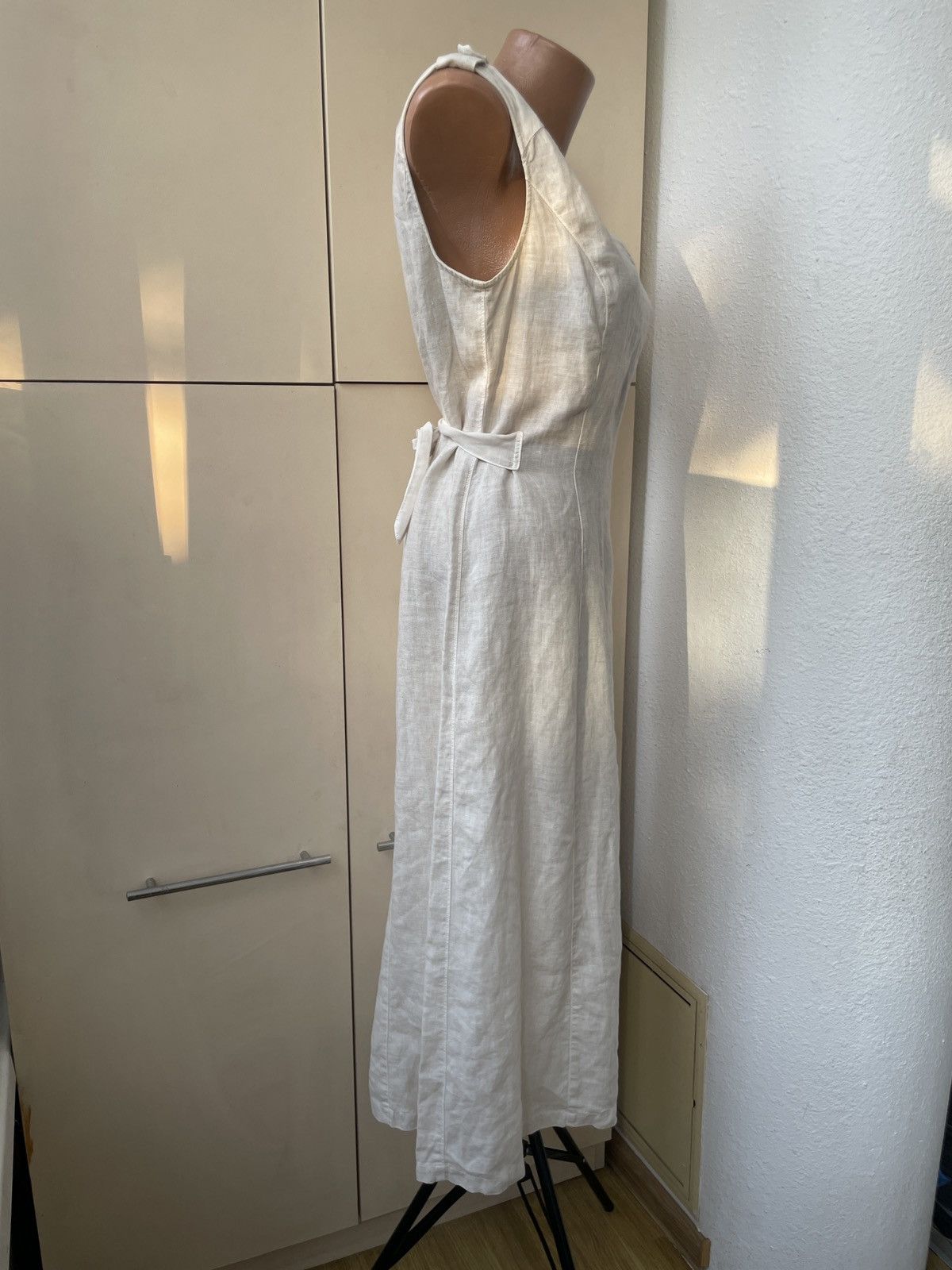 C.P. Company Vintage C.P. Company Linen Midi Belted dress size it 44 Size L / US 10 / IT 46 - 3 Thumbnail