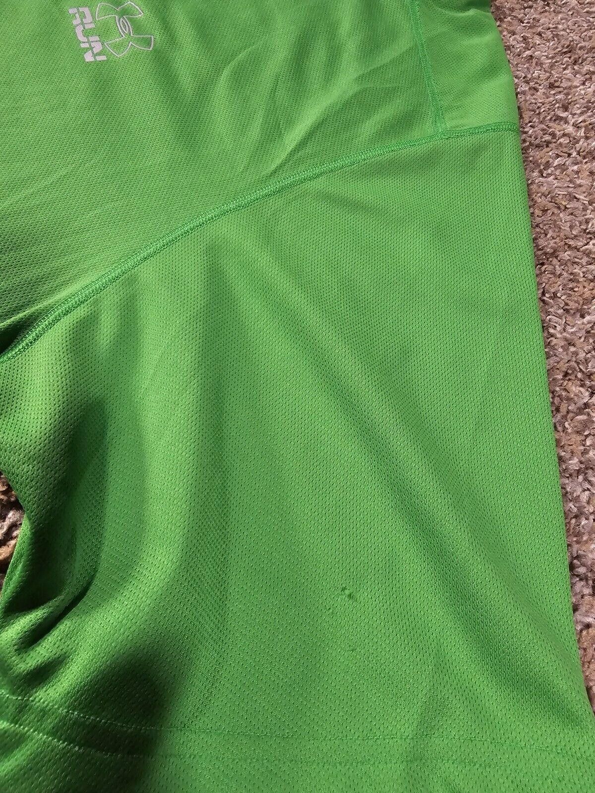 Under Armour Under Armour Run heat gear 2XL Short sleeve Green shirt Size US XXL / EU 58 / 5 - 7 Thumbnail