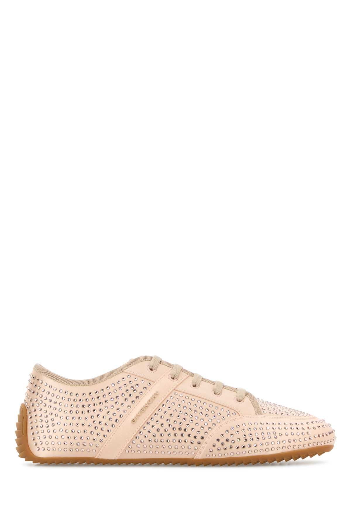 Givenchy Powder Pink Satin Slim Sneakers Size US 10 / IT 40 - 1 Thumbnail