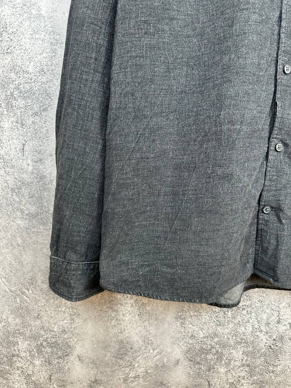 Allsaints AllSaints Lorella LS Shirt Gray Textured Ramskull Logo Size US M / EU 48-50 / 2 - 6 Thumbnail