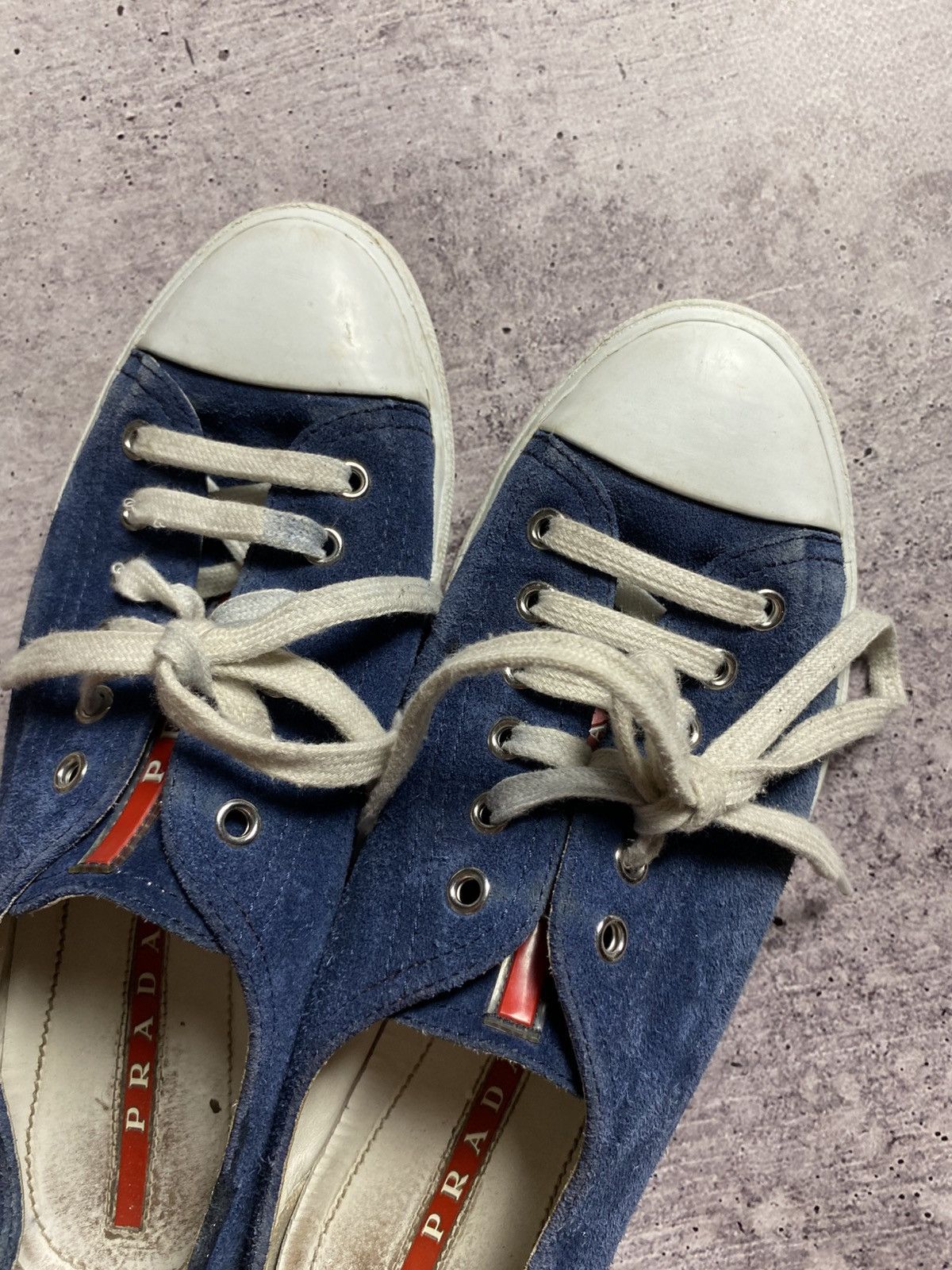 Prada Vintage Prada Red Tab Sneakers Size US 6.5 / EU 39-40 - 15 Thumbnail