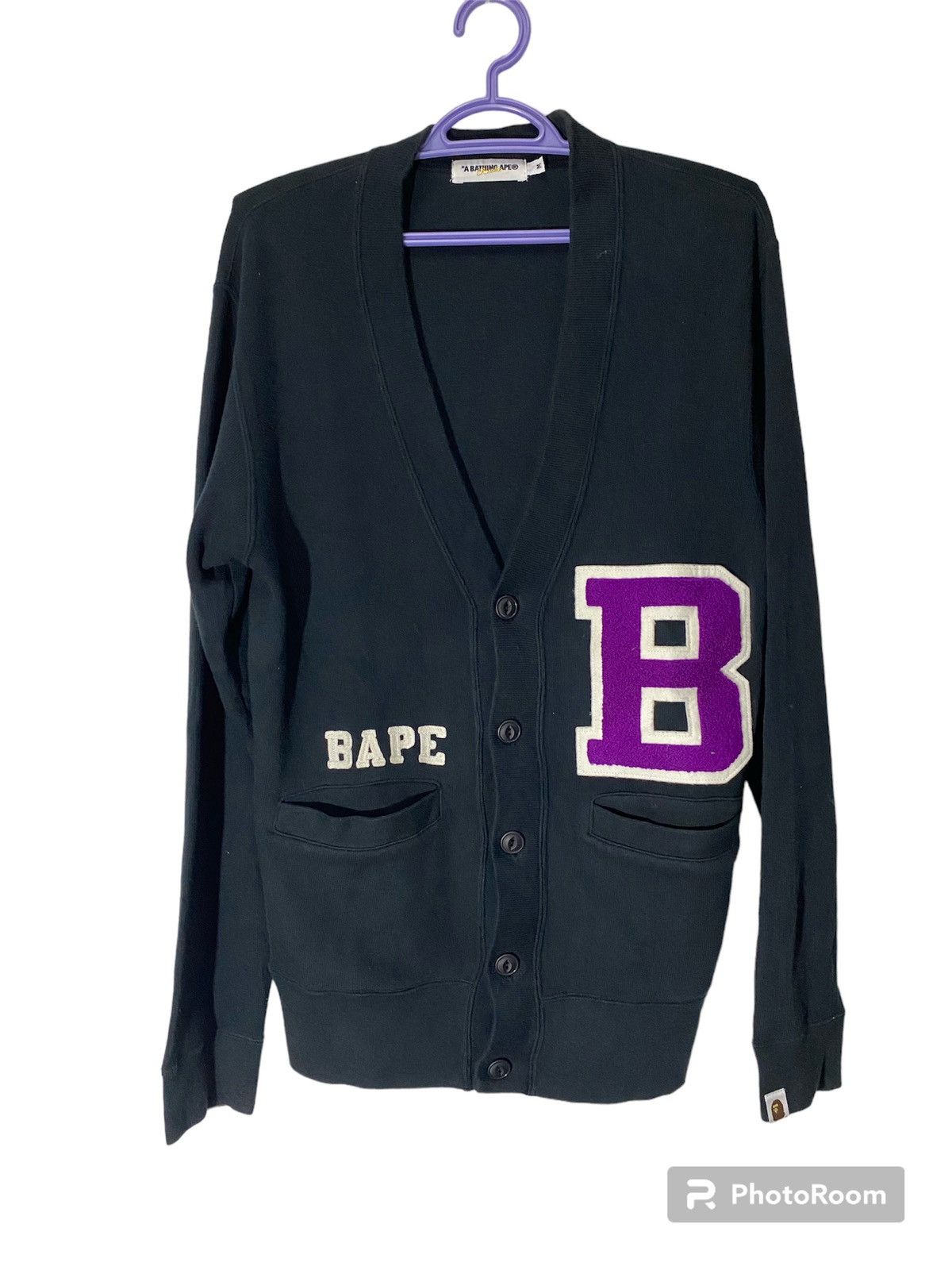 Bape × Nigo Bape Cardigan Spell Out Size US M / EU 48-50 / 2 - 1 Thumbnail
