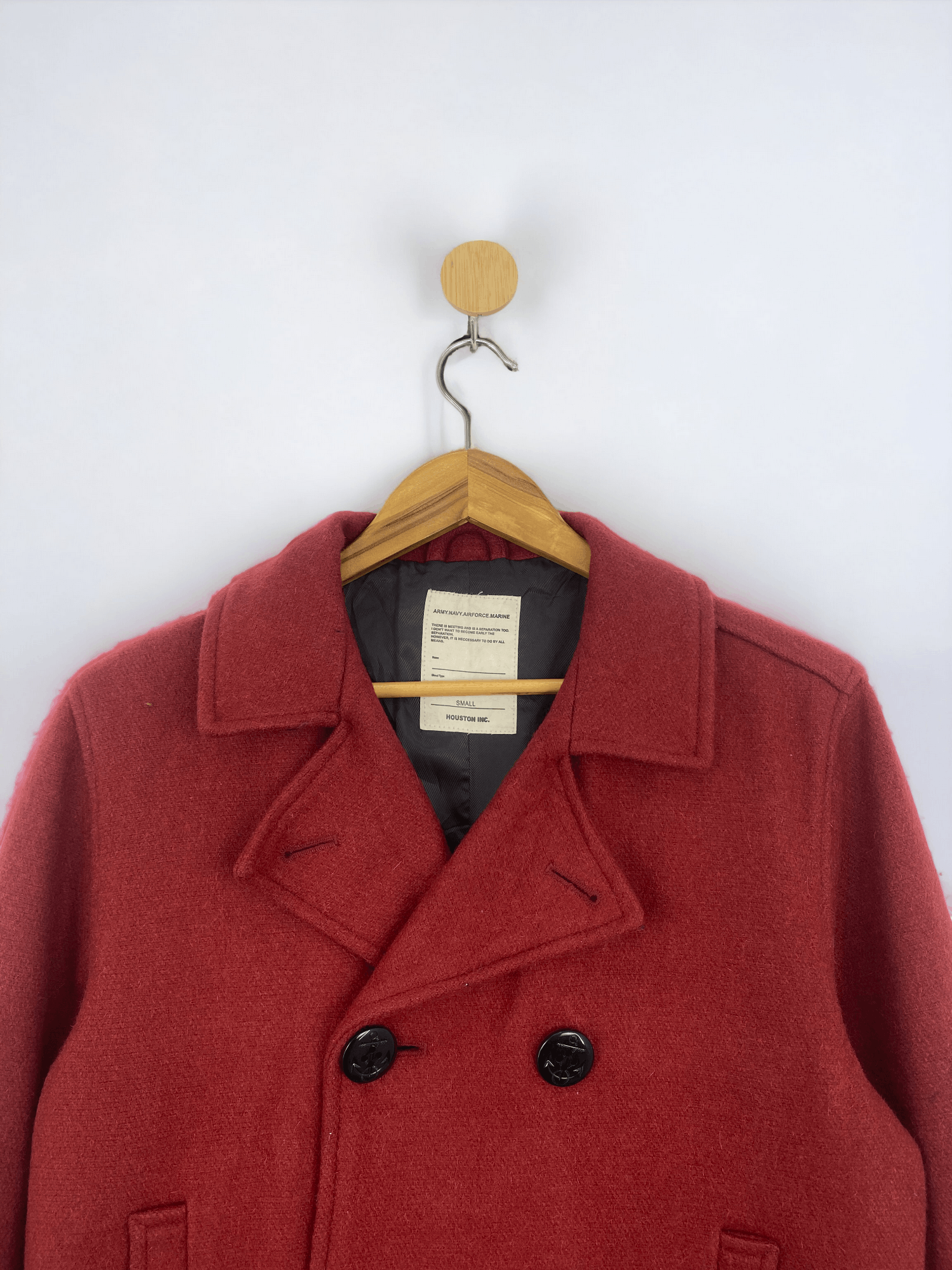 Freewheelers Vintage Houston Military Double Breasted Wool Jacket JA0038 Size US S / EU 44-46 / 1 - 2 Thumbnail