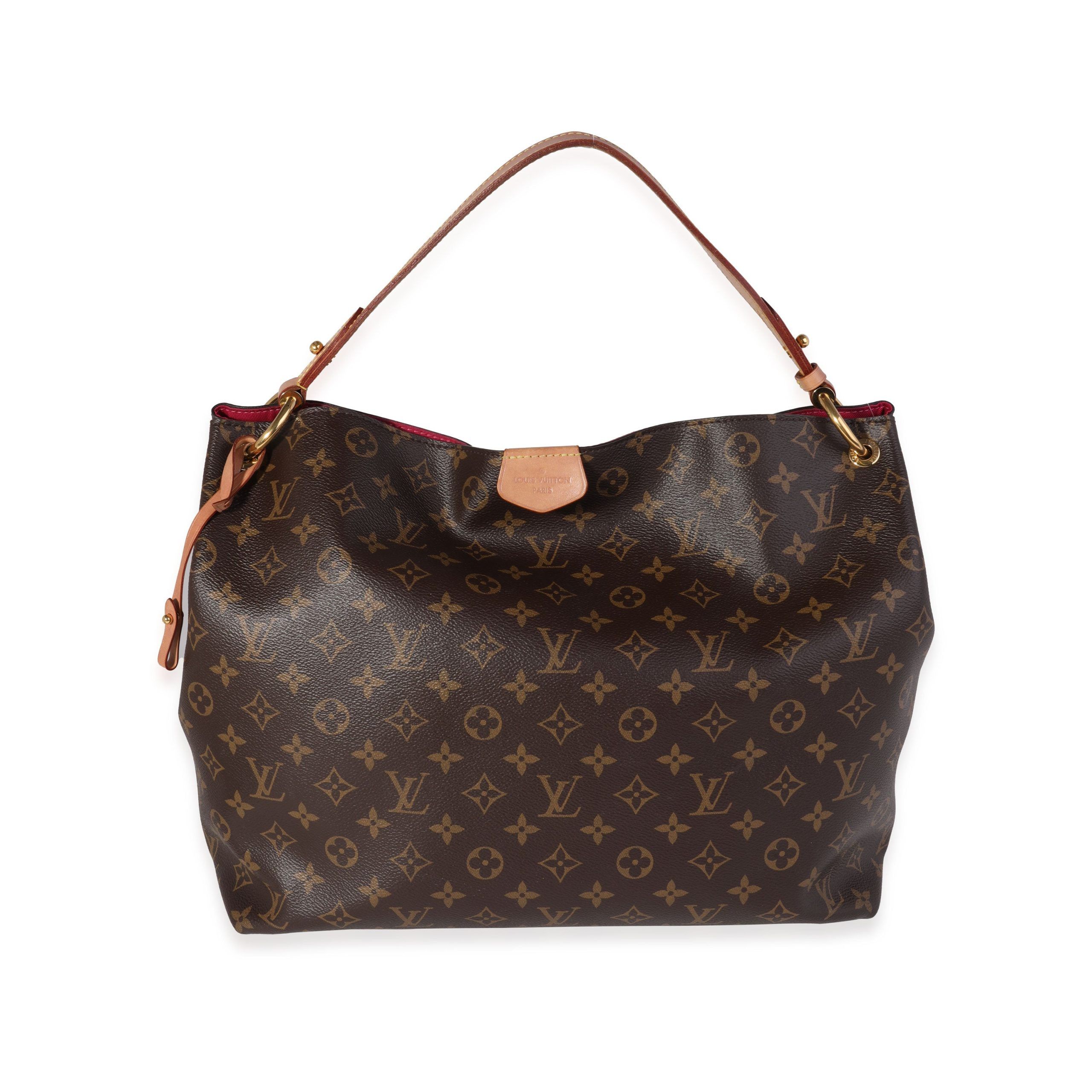 image of Louis Vuitton Monogram Canvas Graceful Mm in Brown, Women's
