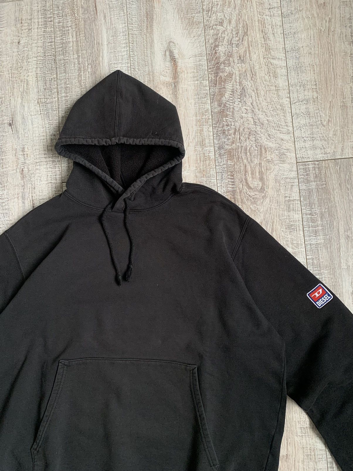 Diesel × Vintage Vintage Y2K Diesel big logo hoodies Size US XL / EU 56 / 4 - 4 Thumbnail