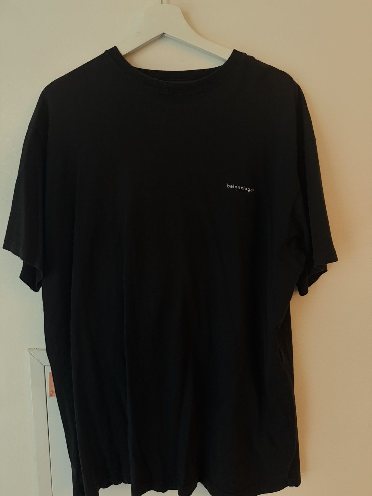 Balenciaga @ company logo tee