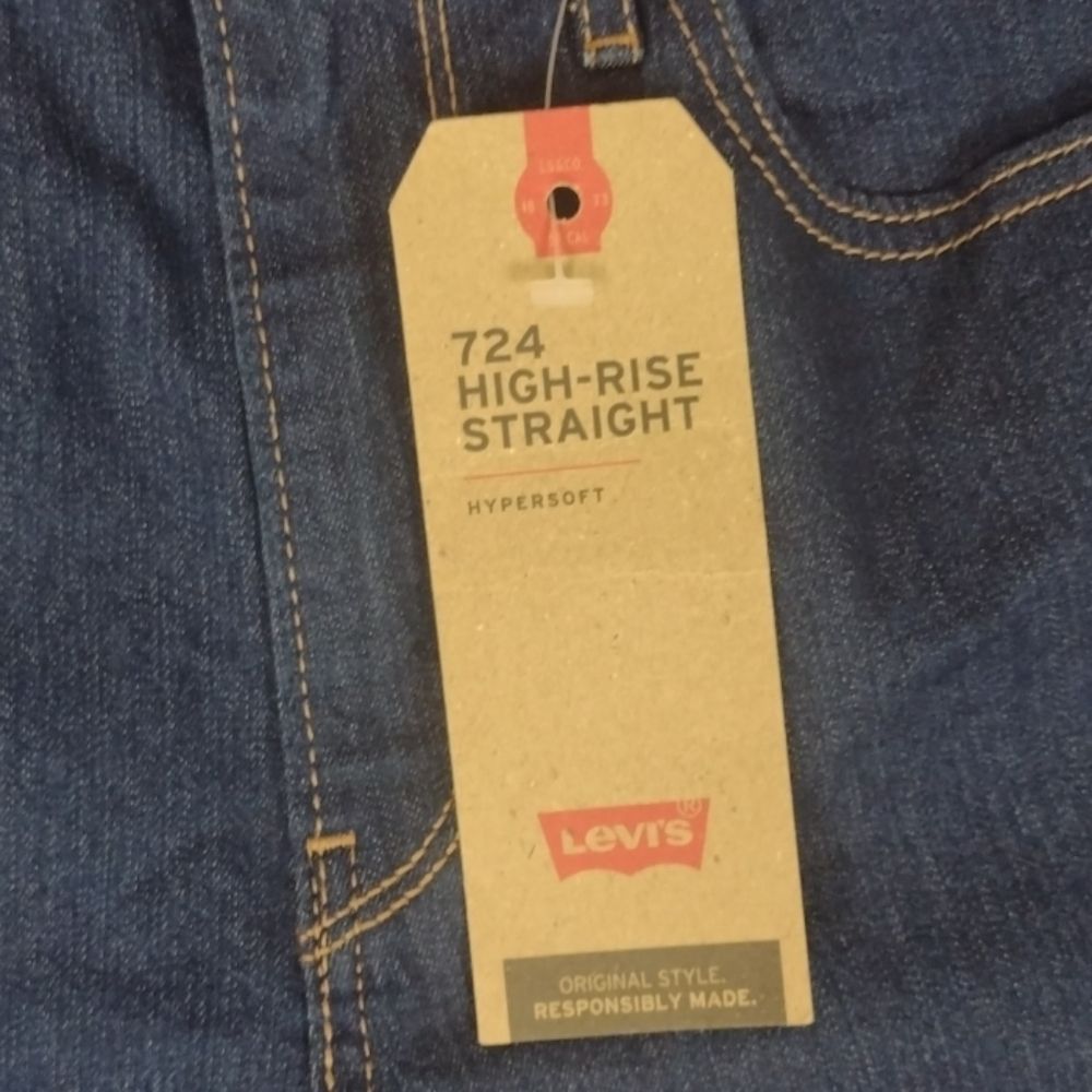 Levi's LEVI'S high rise straight jeans size 28x30 Size 28" / US 6 / IT 42 - 2 Thumbnail