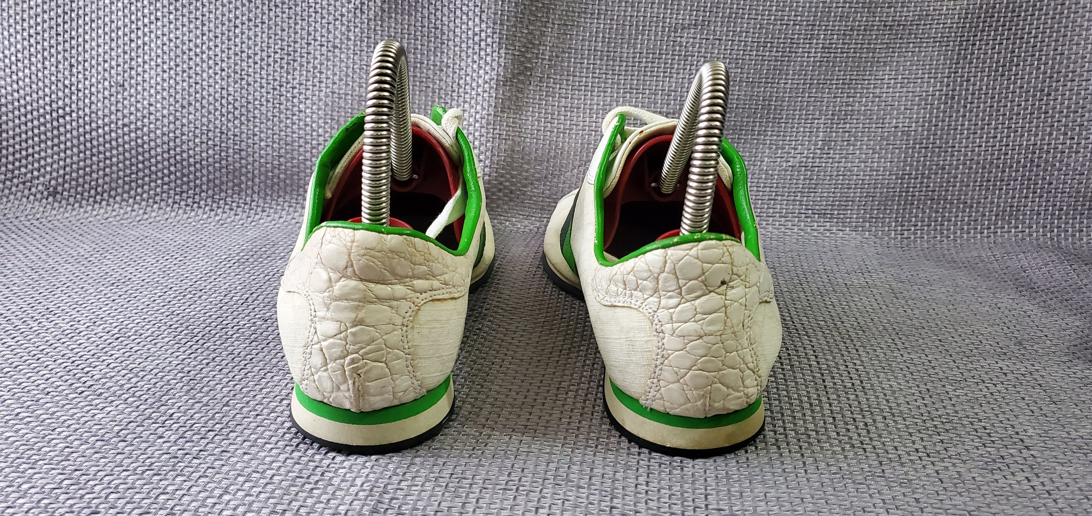 Gucci Gucci Crocodile Cut Lo Top Sneakers Size US 7 / IT 37 - 4 Thumbnail