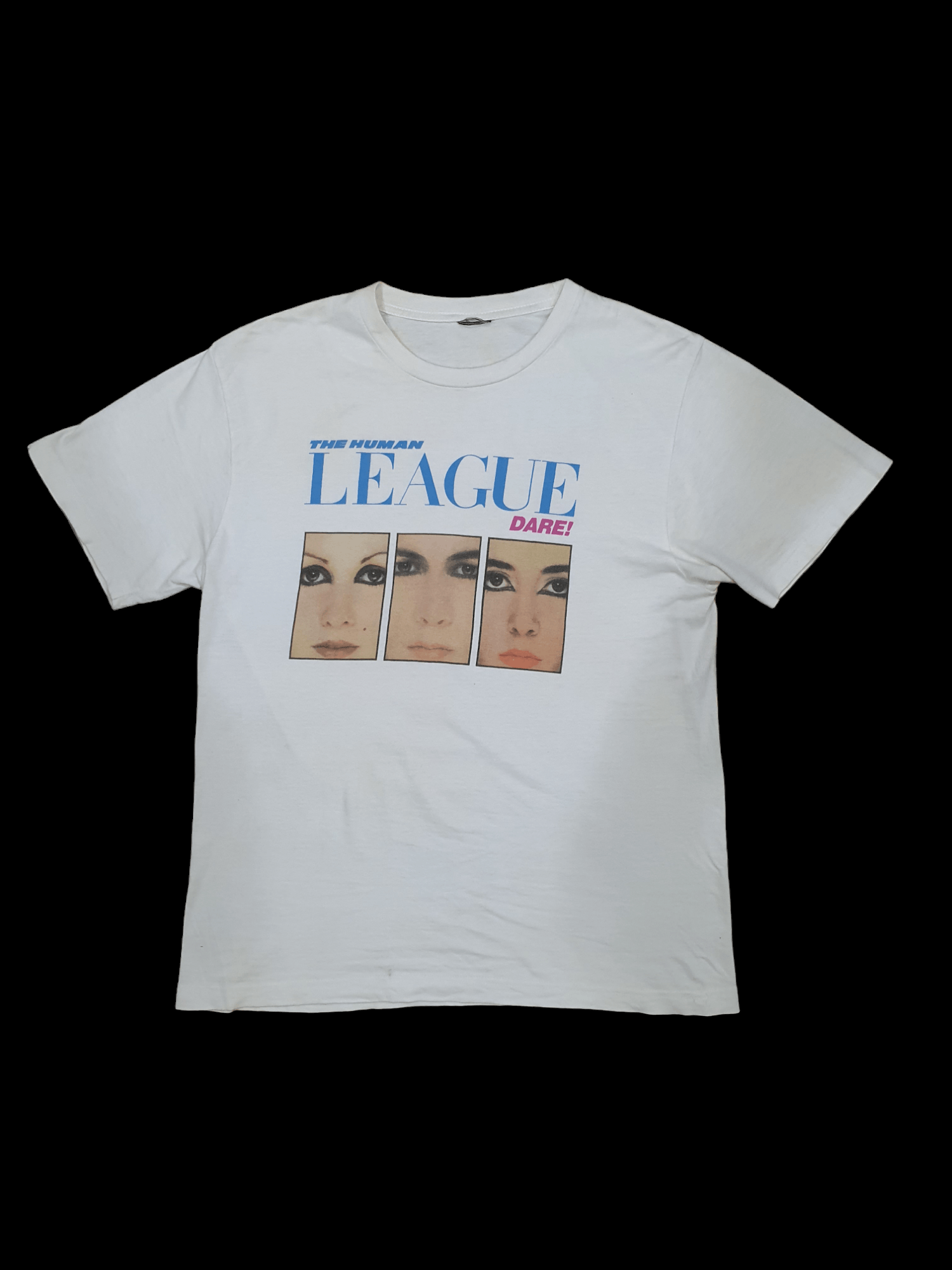image of Band Tees x Tour Tee The Human League Dare ! Tour 2009 Australia Band Tee in White (Size Medium)