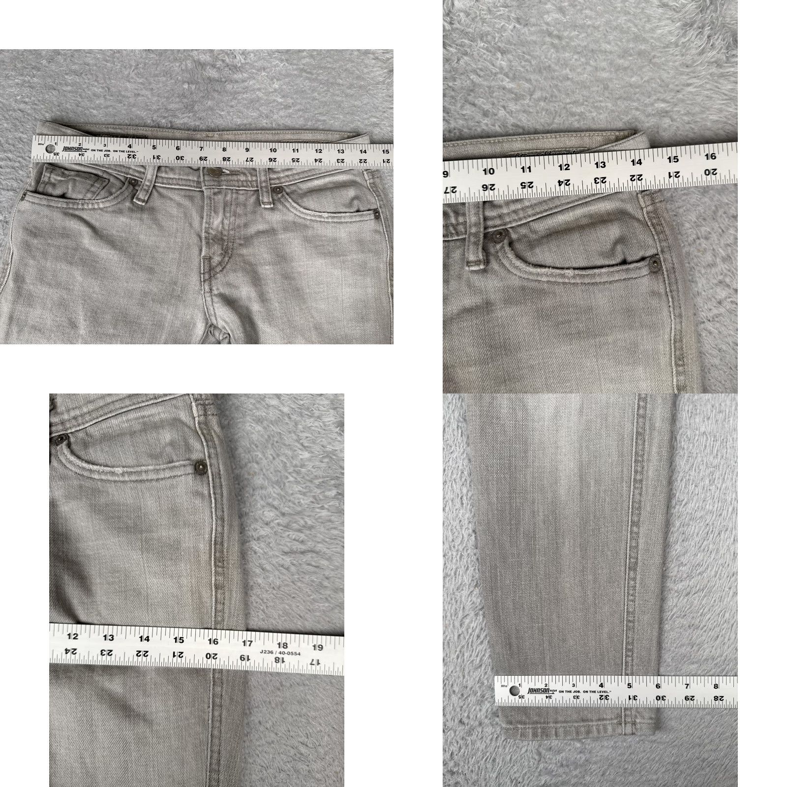 Citizens Of Humanity Citizens Of Humanity Jeans Womens 27 Gray Concord 201 Low Rise Skinny Ankle Leng Size 27" / US 4 / IT 40 - 9 Thumbnail
