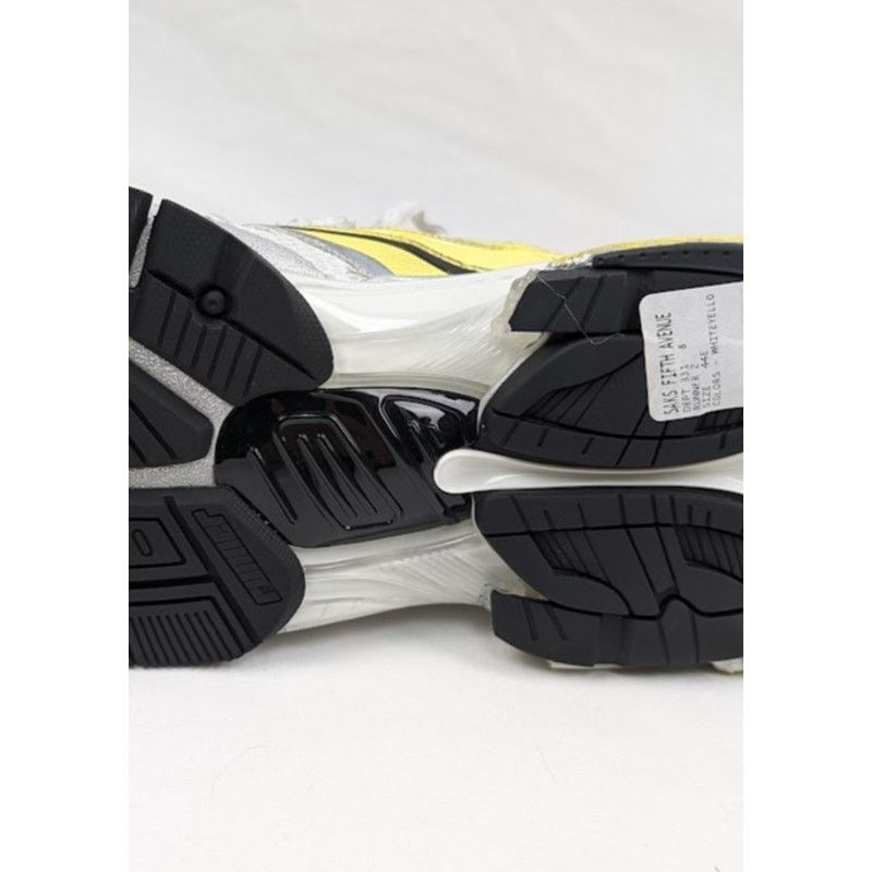 Balenciaga o1rshd1 Runners 2 Sneakers in White/Yellow/Black Size US 11 / EU 44 - 11 Thumbnail