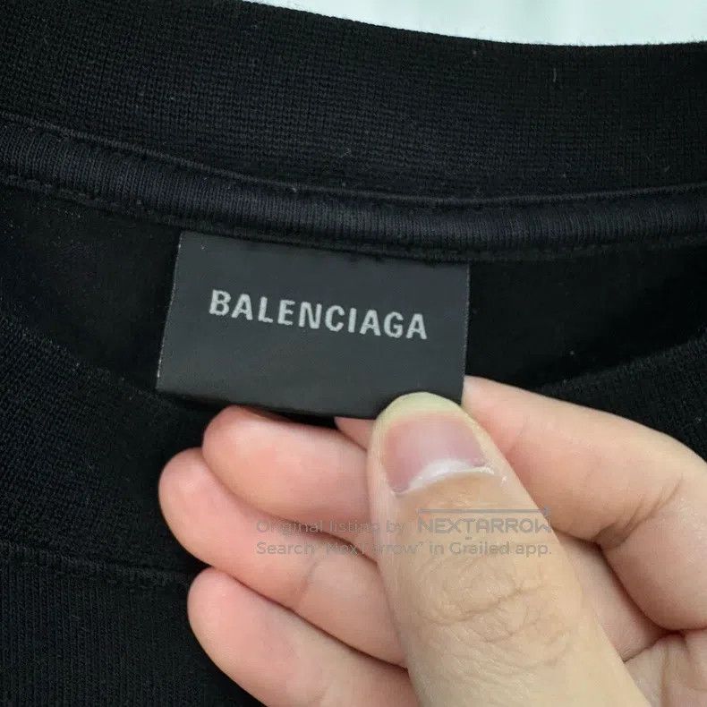 Balenciaga Balenciaga Splatter Print Letter Short Sleeve Size US M / EU 48-50 / 2 - 5 Thumbnail