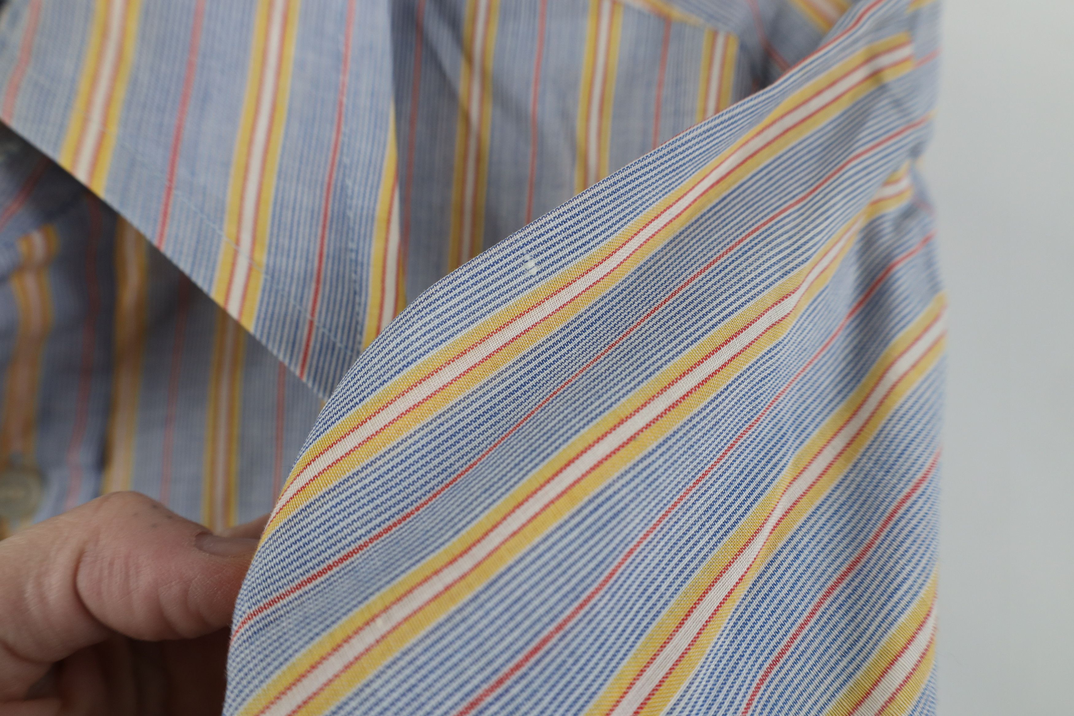 Vintage Vintage 60s 70s Macys Striped Dagger Collar Button Shirt Size US M / EU 48-50 / 2 - 4 Thumbnail