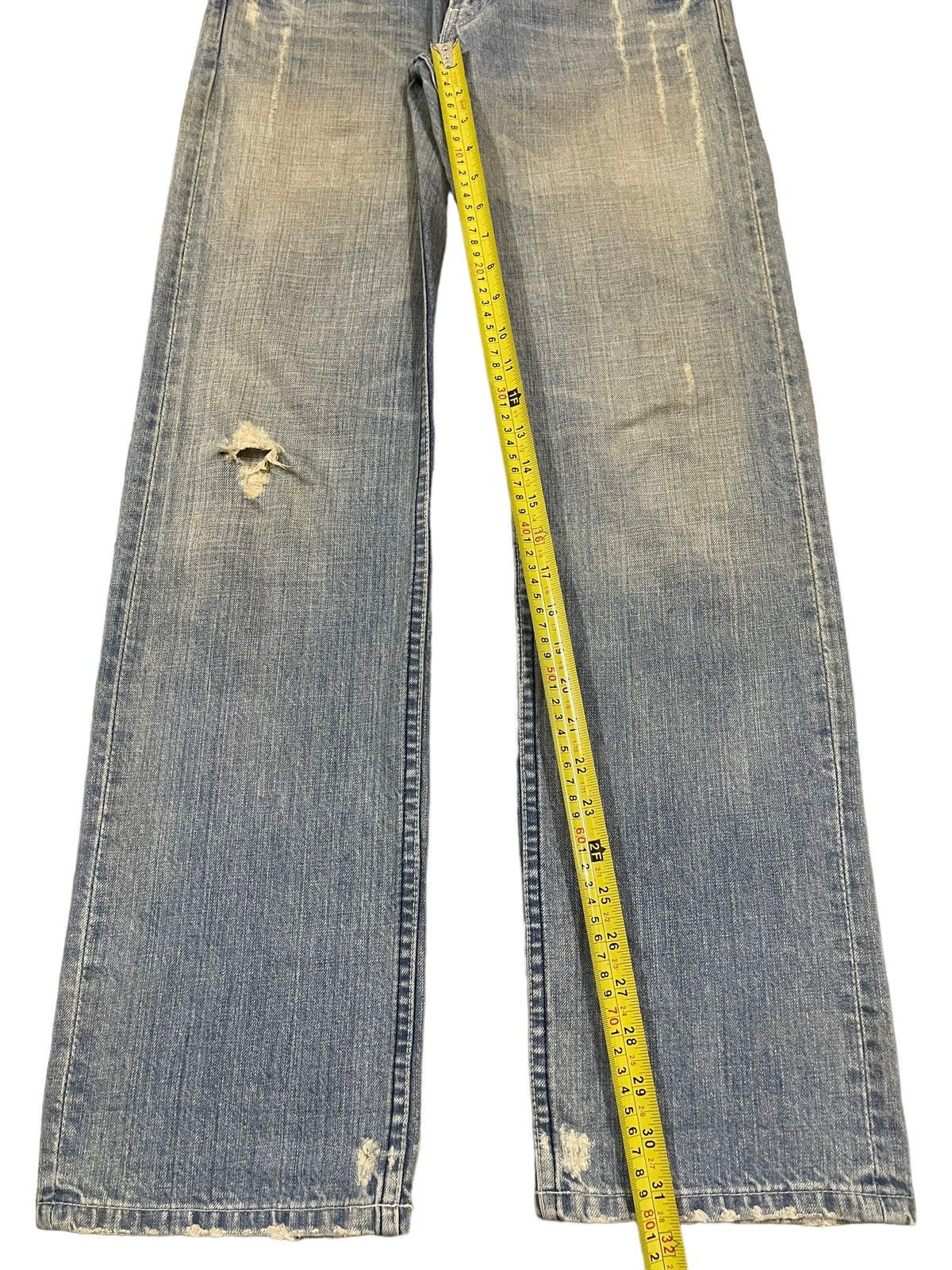 Levi's Vintage 90s Levis Classic Blue Wash Distress Style Jeans Size US 31 - 11 Thumbnail