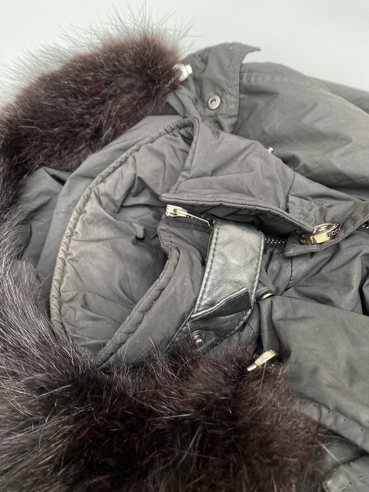 Cortigiani Cortigiani- Canadian Marmot Fur Leather-Trimmed Parka Size US L / EU 52-54 / 3 - 14 Thumbnail