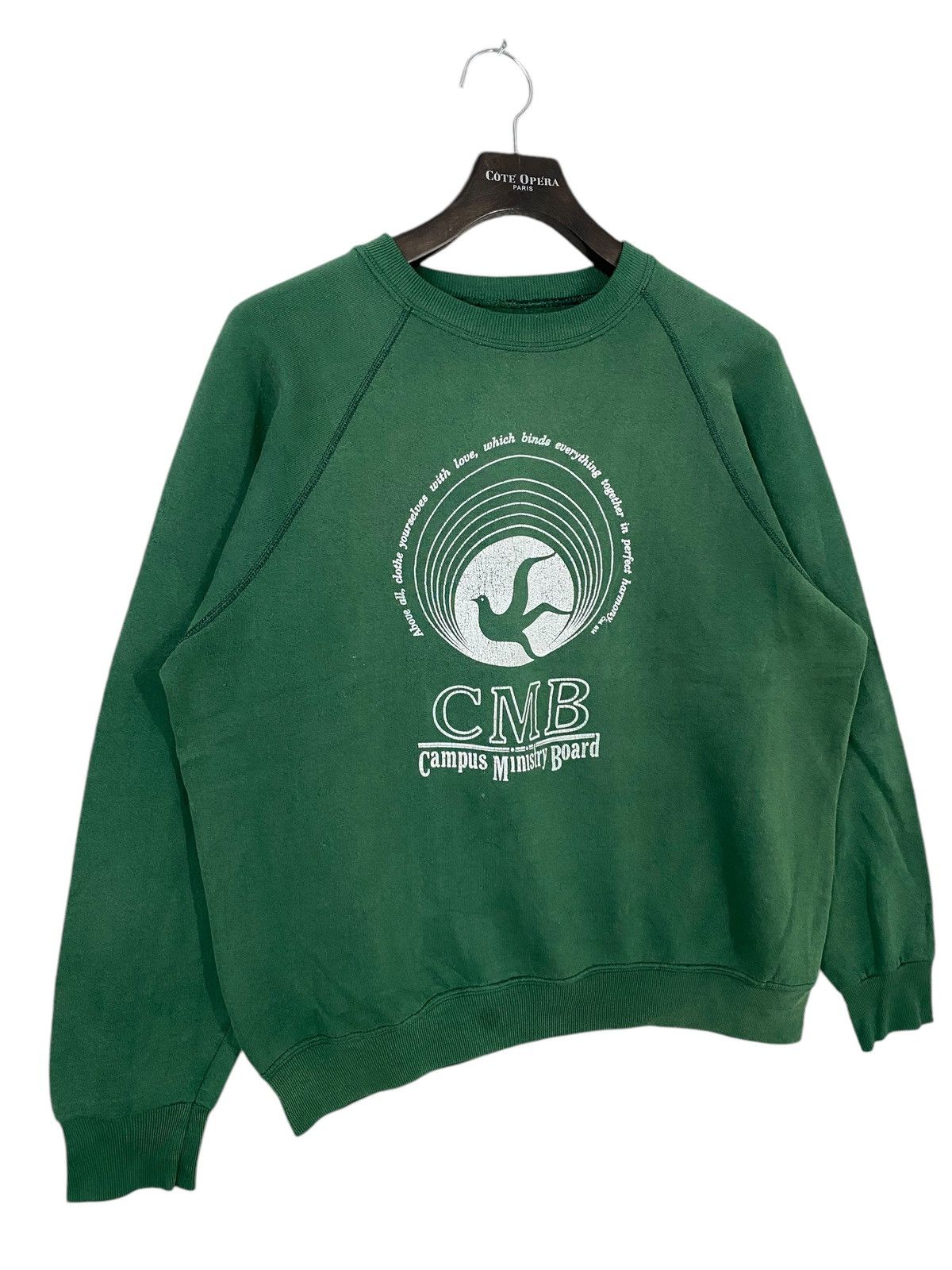 Vintage Vtg 80s campus ministry board sweatshirt crewneck sunfaded Size US L / EU 52-54 / 3 - 2 Thumbnail