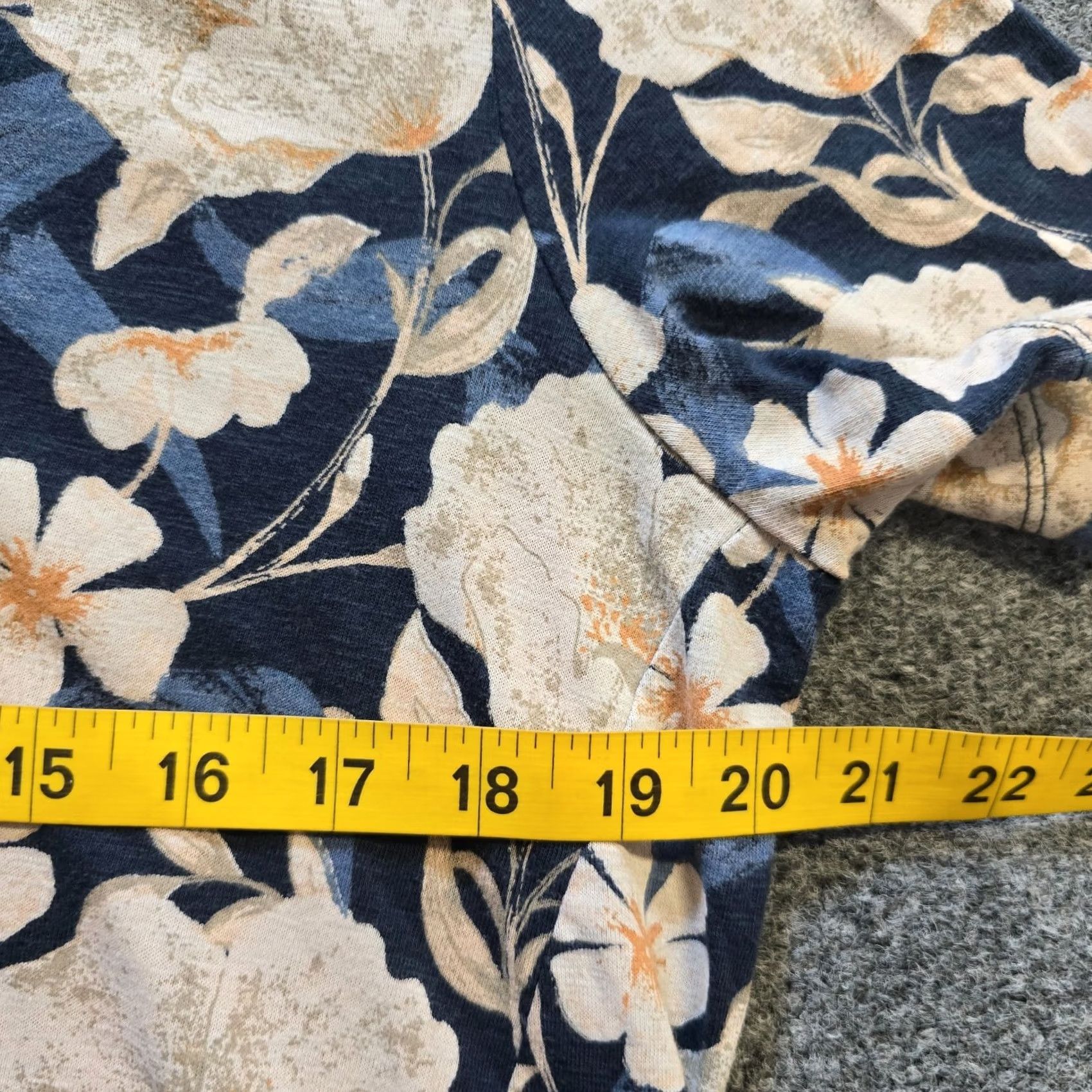 FatFace Fat Face Dress Womens Size 8 Blue Floral A Line Pockets Casual Knit Short Sleeve Round Neck Vintage No Size M / US 6-8 / IT 42-44 - 5 Thumbnail