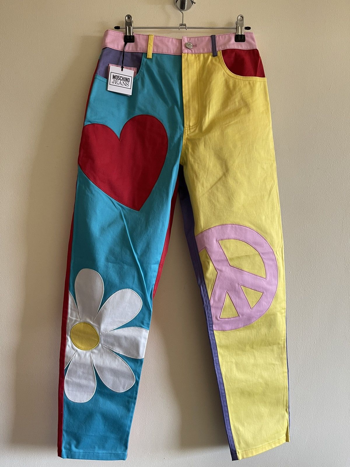 Moschino Moschino flower-power vintage style trousers Size 26" / US 2 / IT 38 - 1 Thumbnail
