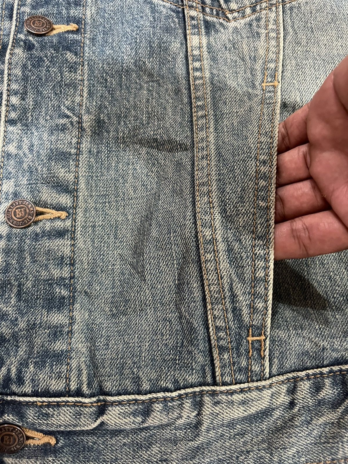 Big John Vintage Big John Spirit Jeans Jacket Denim Size L Size US L / EU 52-54 / 3 - 5 Thumbnail