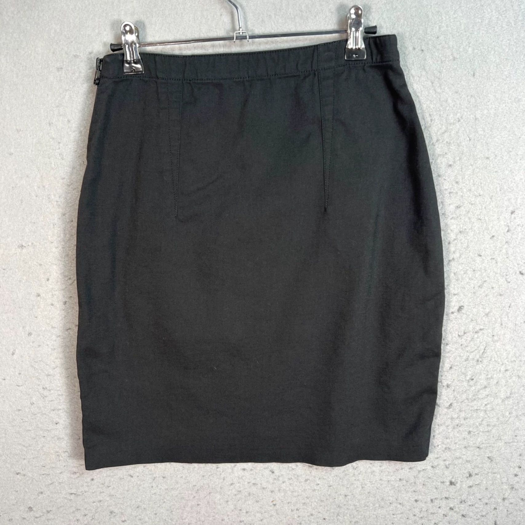 Alexander Wang VINTAGE Alexander Wang Black Pencil Skirt Womens Small Short Straight & Pencil Skirt Size 28" / US 6 / IT 42 - 2 Thumbnail