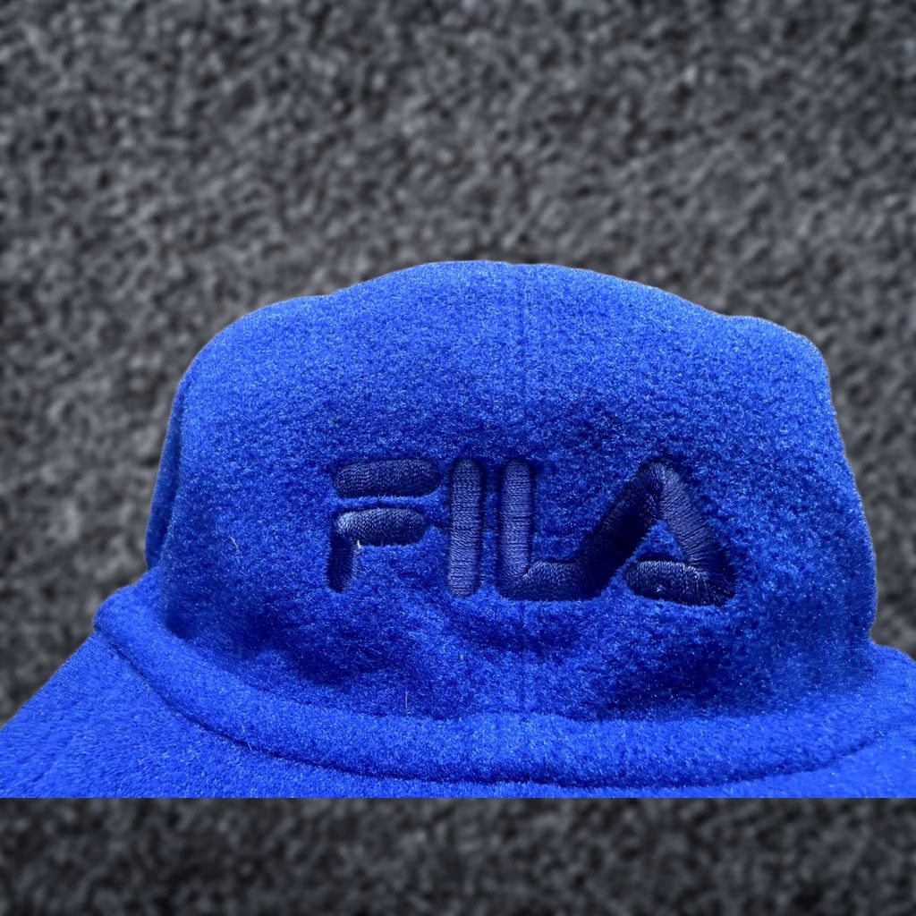 Fila vintage FILA Fleece blue cap hat L 58cm Men Baseball Cap 58cm blue FILA cap Mens Cap Size US L / EU 52-54 / 3 - 1 Thumbnail