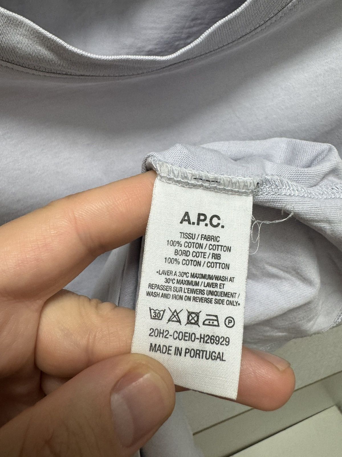 A.P.C. APC streetwear t-shirt Size US M / EU 48-50 / 2 - 3 Thumbnail