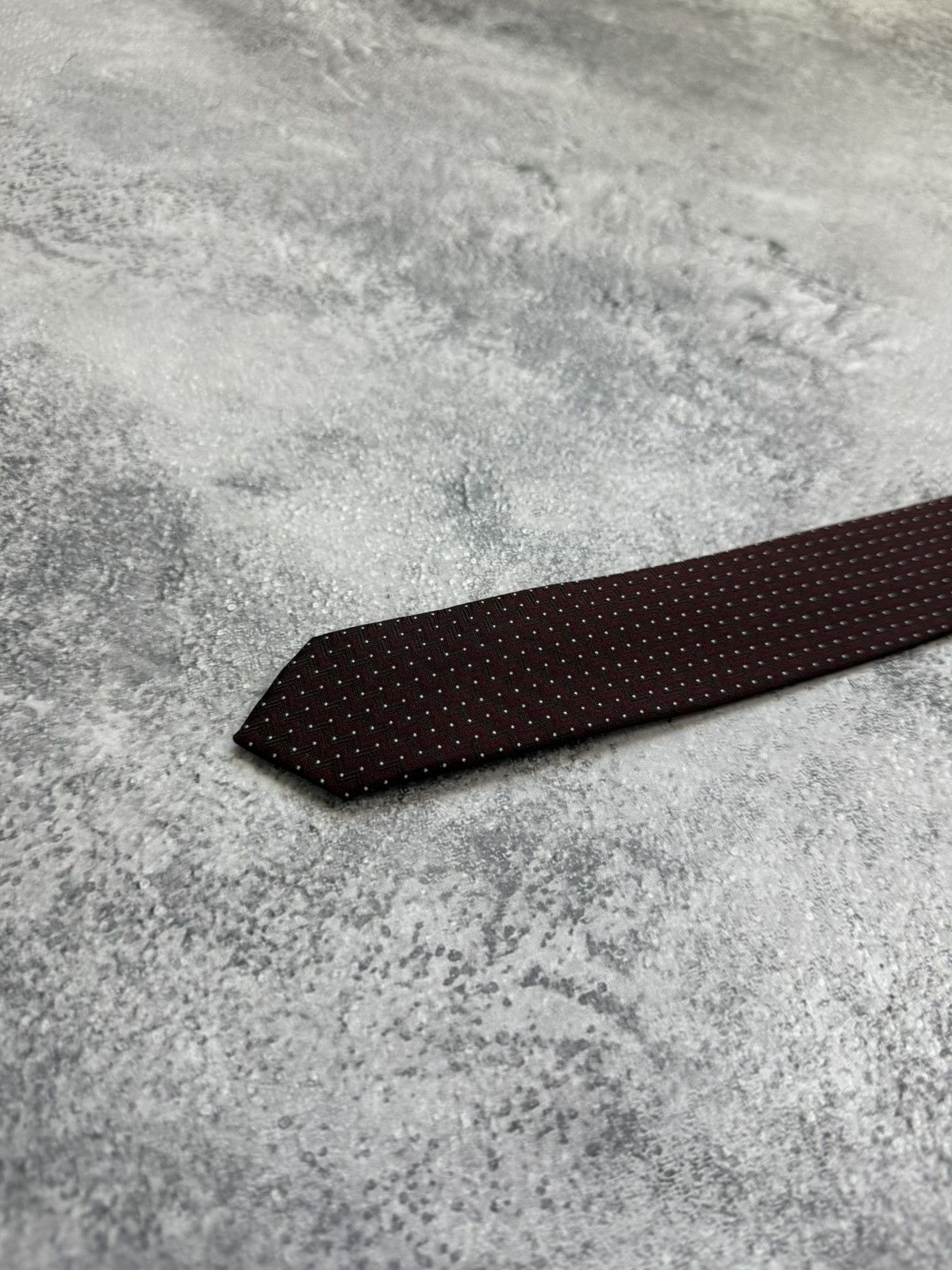 Giorgio Armani Giorgio Armani Luxury Silk Tie Red Polka Dot Made In Italy Size ONE SIZE - 6 Thumbnail