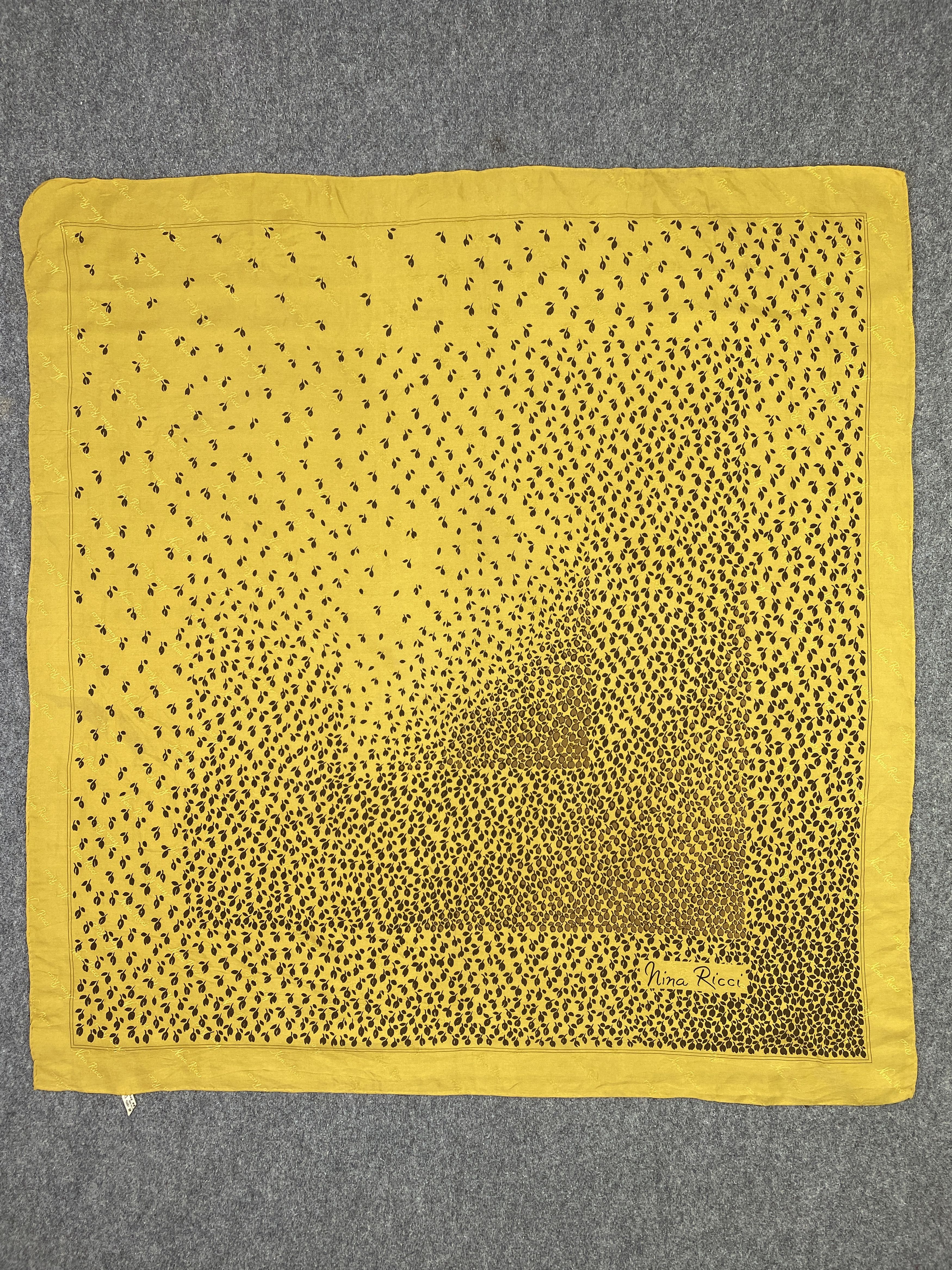 Other Vintage Nina Ricci Leopard Print Silk Scarf SN0270 Size ONE SIZE - 3 Thumbnail