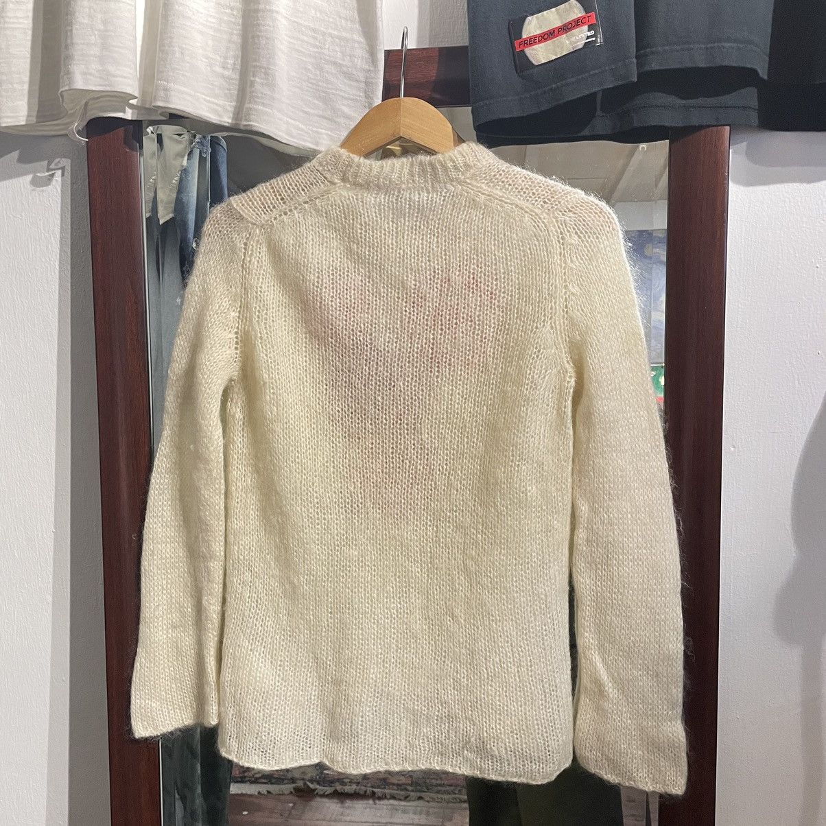 Comme des Garcons AD2000 Comme Mohair Flower F Knit Size US S / EU 44-46 / 1 - 2 Thumbnail