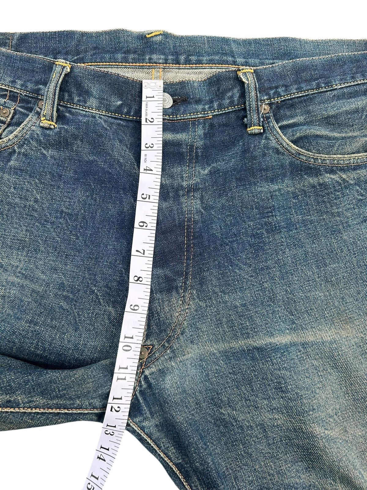 Evisu Vintage Evisu Daicock Selvedge Distressed Denim Jeans Size US 39 - 21 Thumbnail