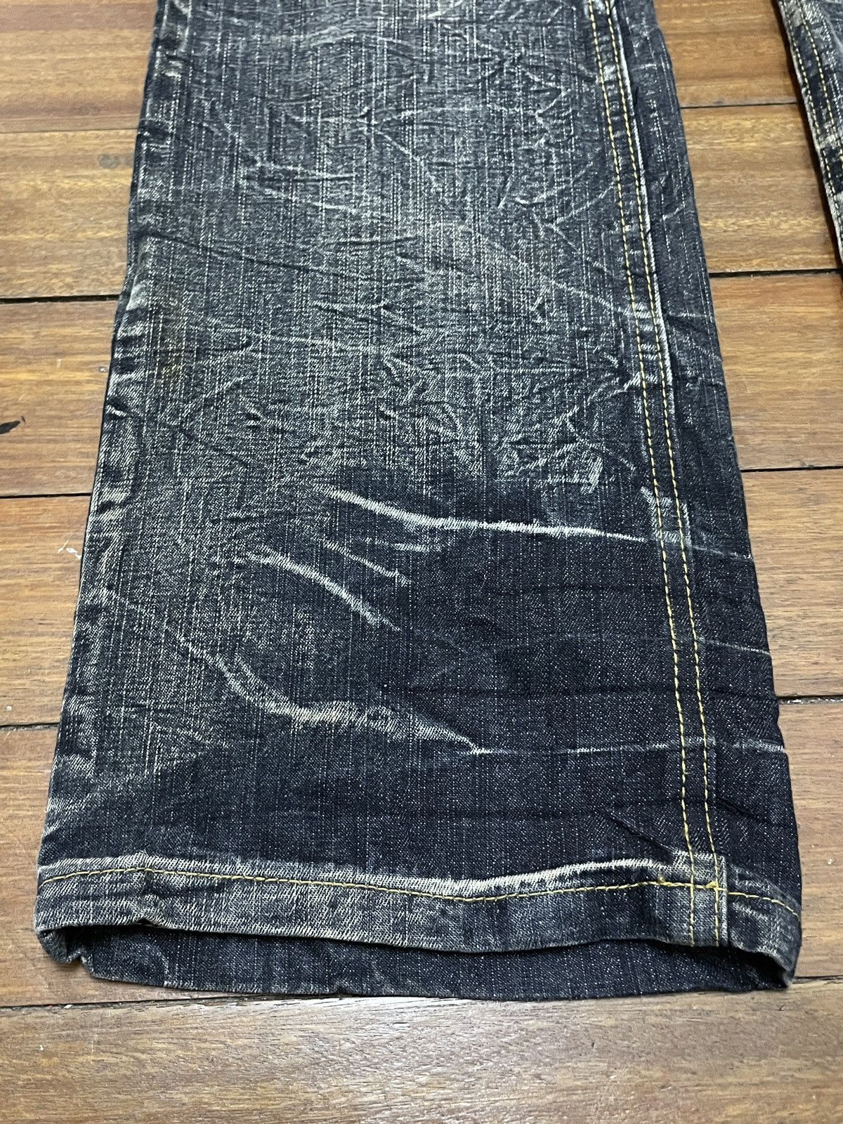 LOWBOX Very Rare Design Vintage Japanese Brand Lowbox Jeans 1990s Size US 33 - 5 Thumbnail