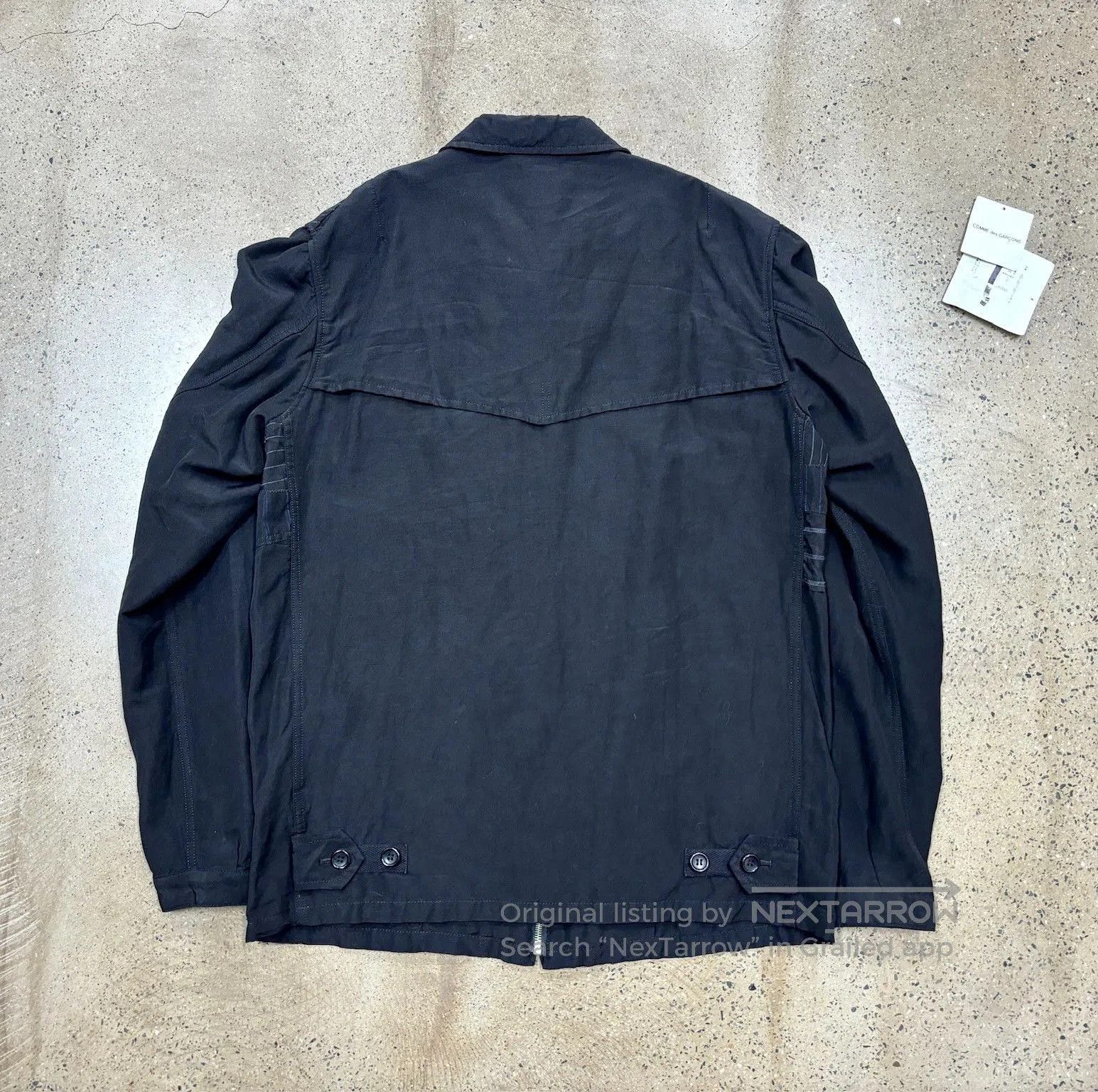Comme des Garcons Homme Plus CDG Homme Striped Wool Jacket. Size US L / EU 52-54 / 3 - 4 Thumbnail
