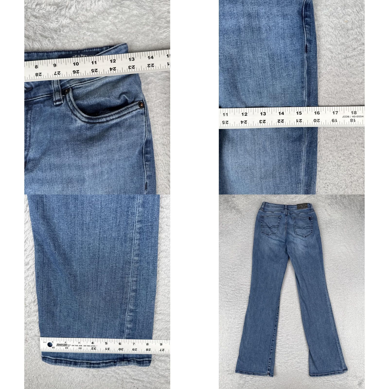 Buffalo David Bitton Buffalo David Bitton Jeans Womens Bootcut Jeans 28 Blue Mid Rise 31 Inseam 5-Pocket Denim Cotton Blend Regular Size 28 Size 28" / US 6 / IT 42 - 9 Thumbnail