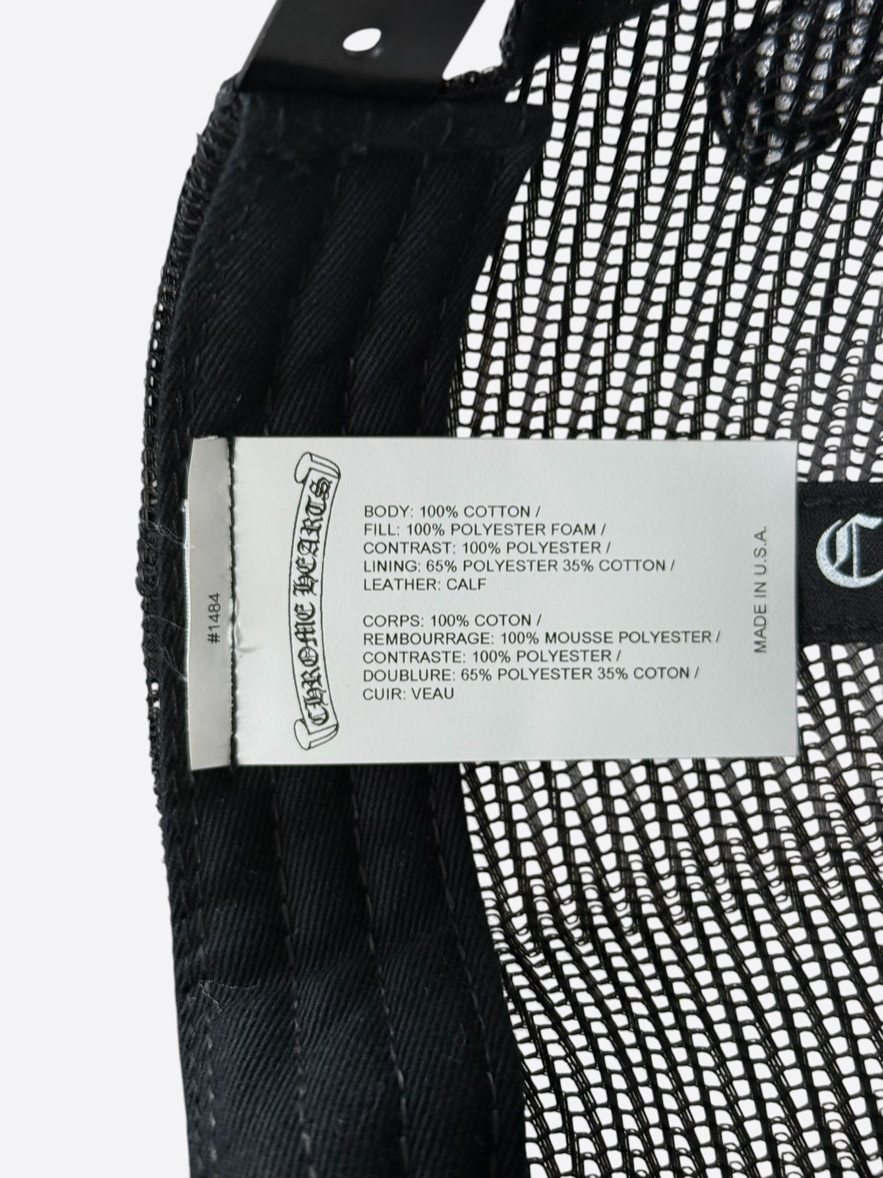Chrome Hearts Chrome Hearts Black & White Ponyhair Triple Cross Patch Hat Size ONE SIZE - 5 Thumbnail