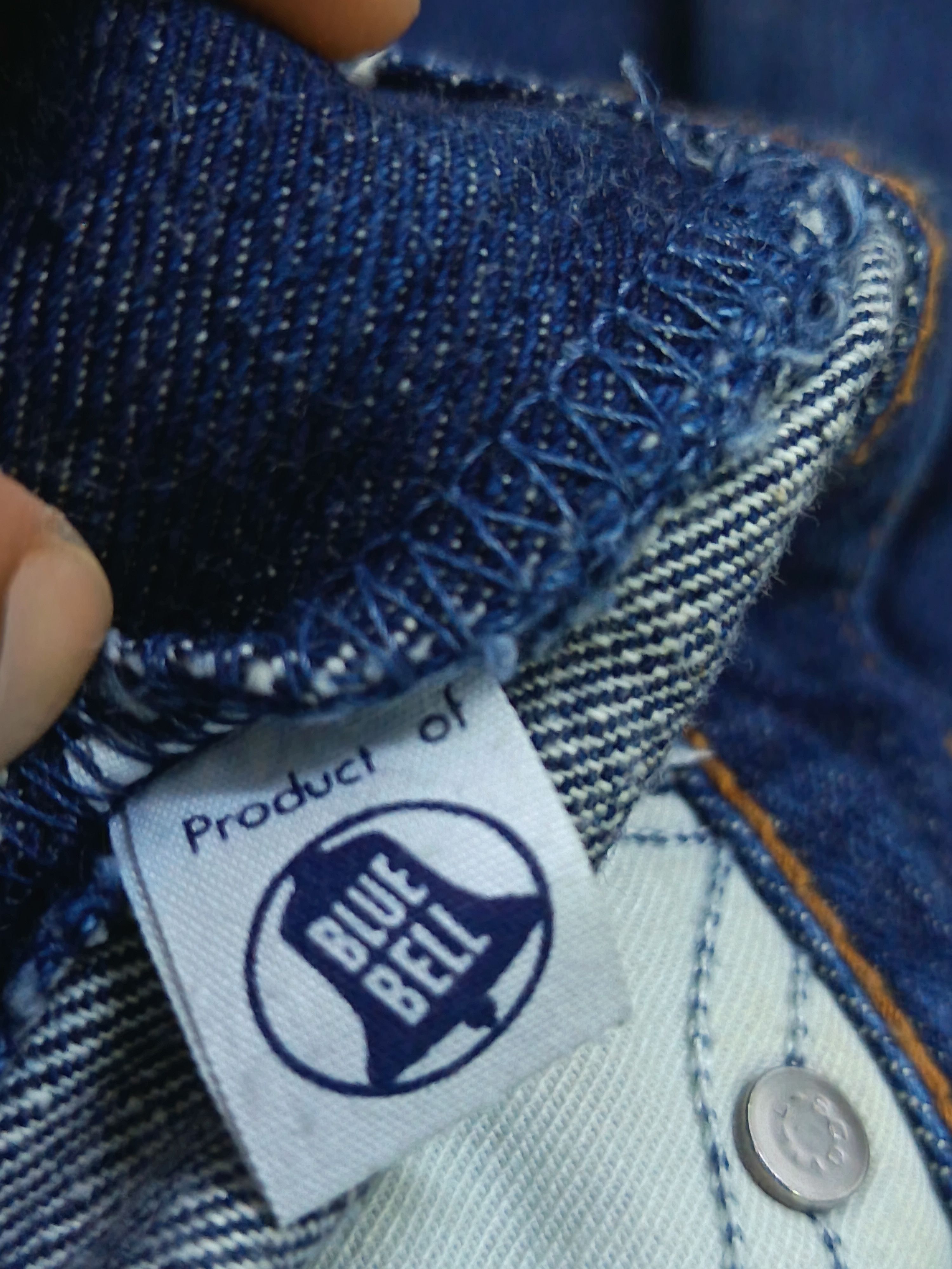 Japanese Brand Vintage maverick blue bell E1101 green selvedge buckle back Size US 30 / EU 46 - 6 Thumbnail
