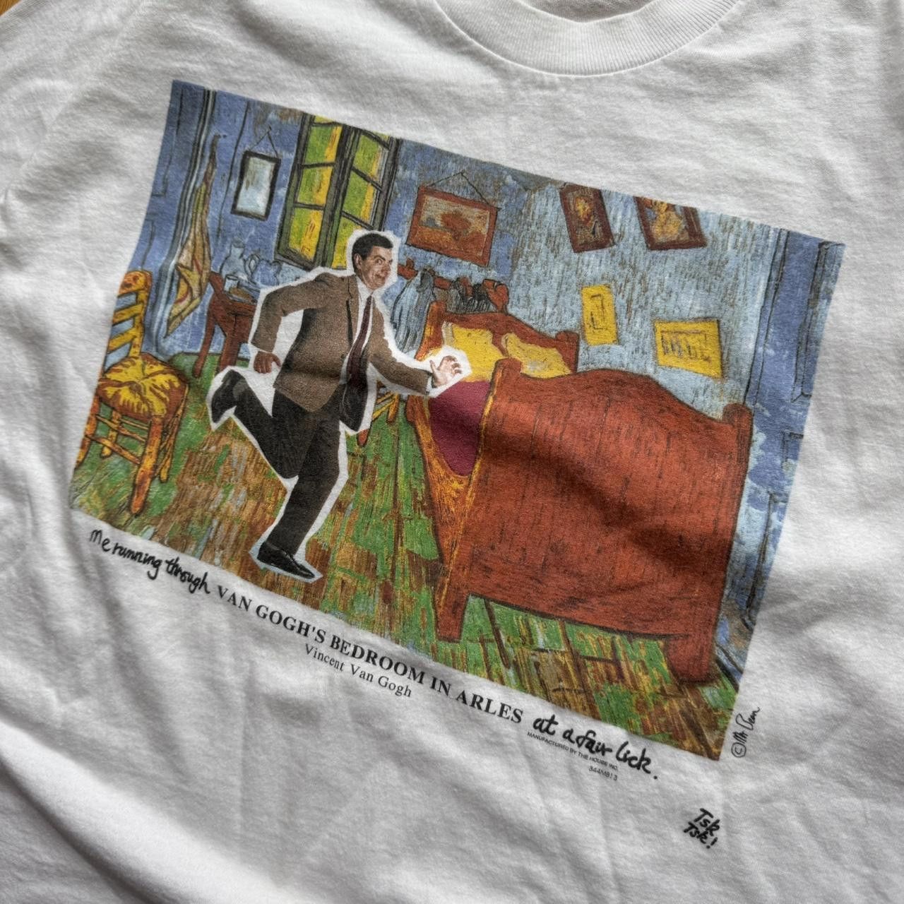 Designer Unique Art-Inspired Vintage Tee - Van Gogh's Bedroom Size US M / EU 48-50 / 2 - 2 Thumbnail