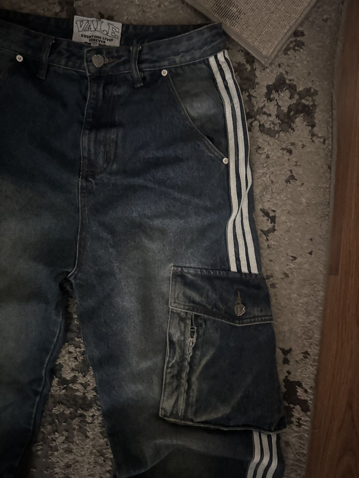 Vale Marathon Cargo denim blue Size US 32 / EU 48 - 2 Thumbnail