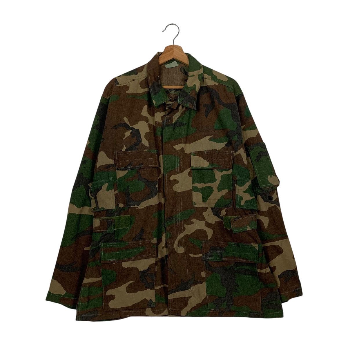 Vintage US Military Combat Camouflage Jacket