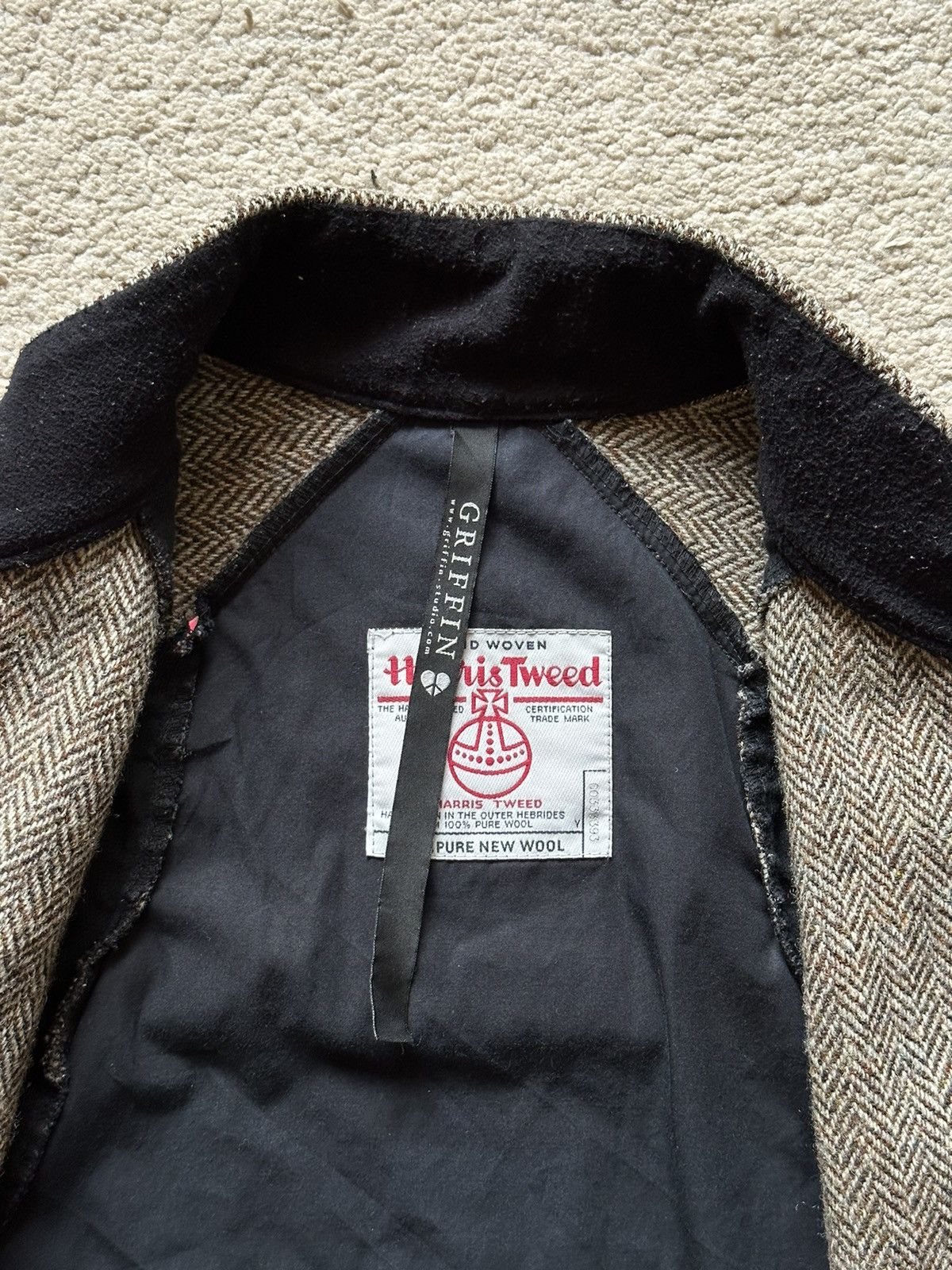 Harris Tweed 2000s Griffin Studio x Harris Tweet Racing Jacket Size US S / EU 44-46 / 1 - 9 Thumbnail