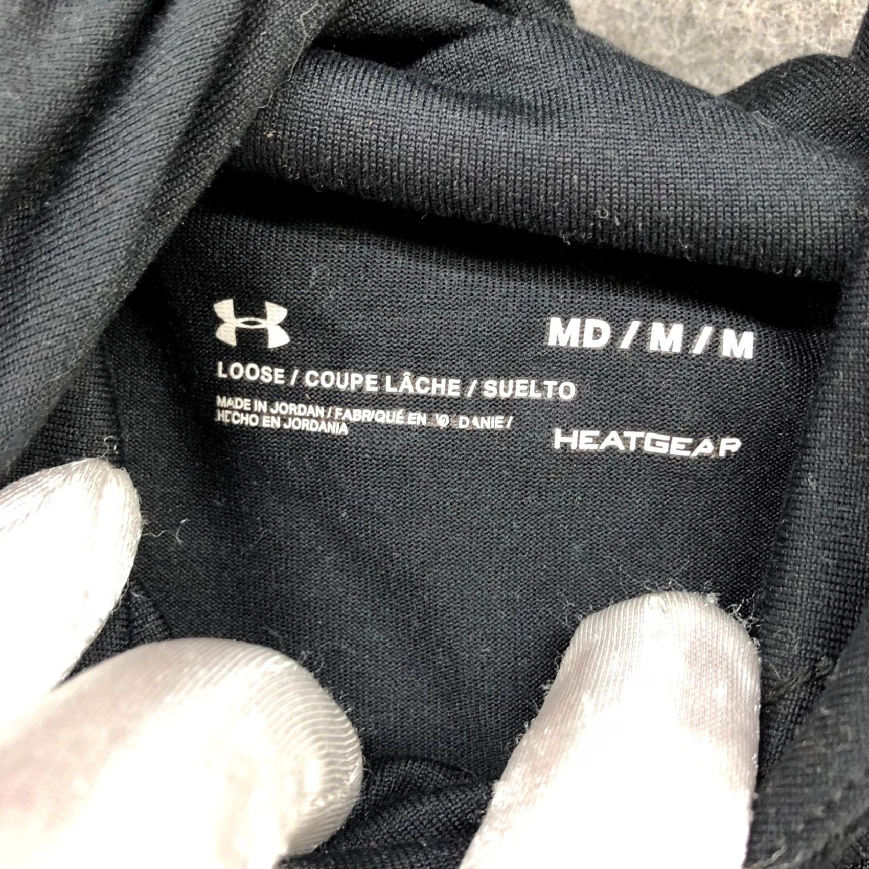 Under Armour Under Armour HeatGear Long Sleeve Hooded T Shirt Womens M Black Activewear Pullover Running & Jogging Shirt Size M / US 6-8 / IT 42-44 - 7 Thumbnail