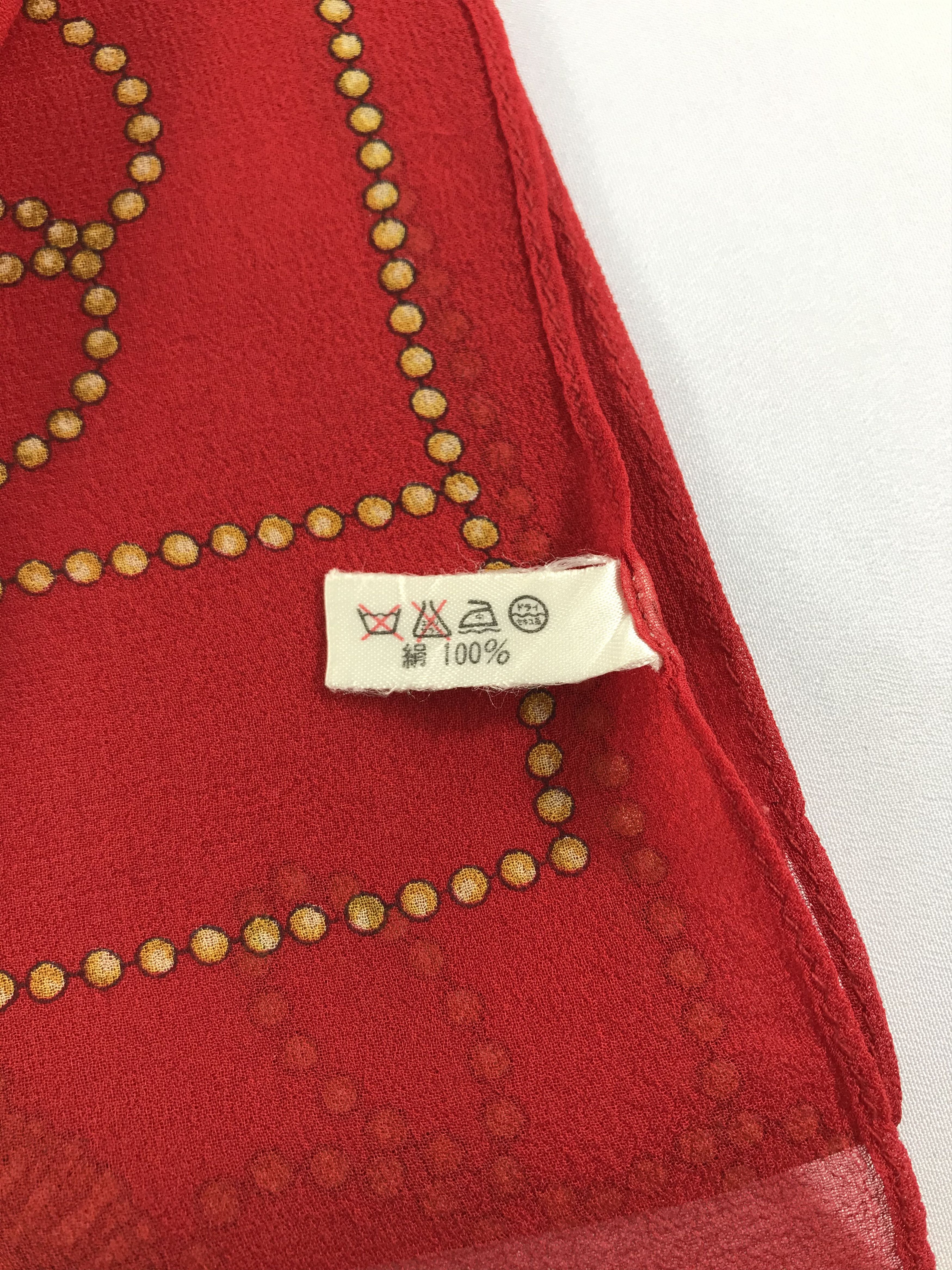 Vintage Vintage Moschino Silk Scarf Size ONE SIZE - 4 Thumbnail