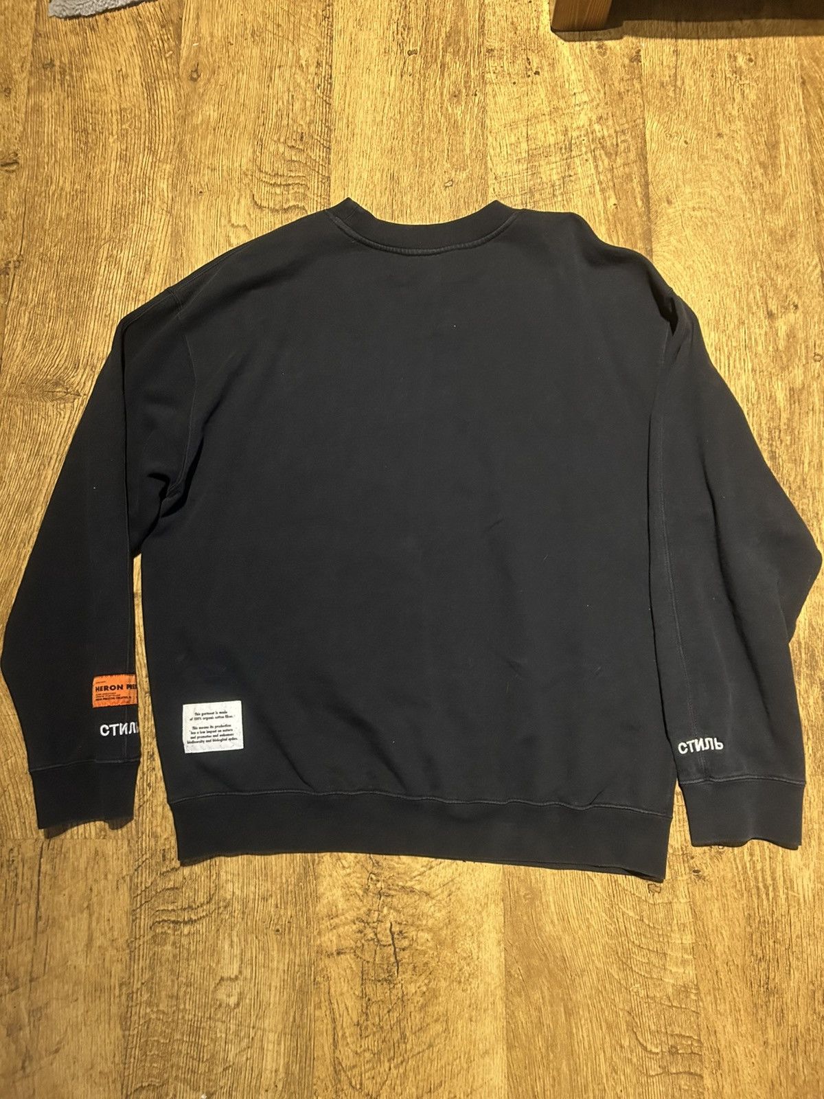 Heron Preston Heron Preston Heron Watercolor Print Crewneck Sweatshirt Size US M / EU 48-50 / 2 - 8 Thumbnail