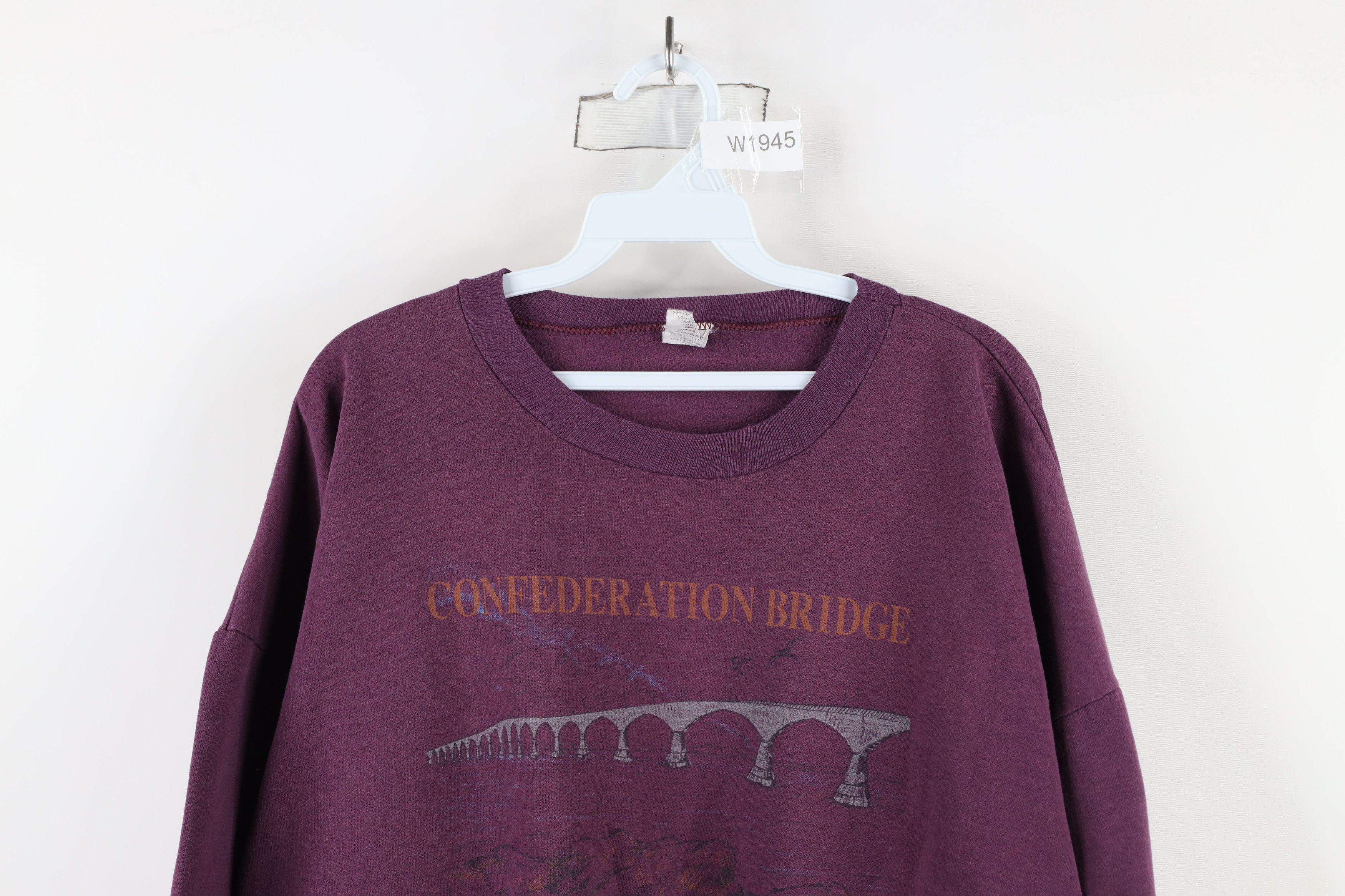 Vintage Vintage 90s Confederation Prince Edward Island Sweatshirt Size XL / US 12-14 / IT 48-50 - 2 Thumbnail