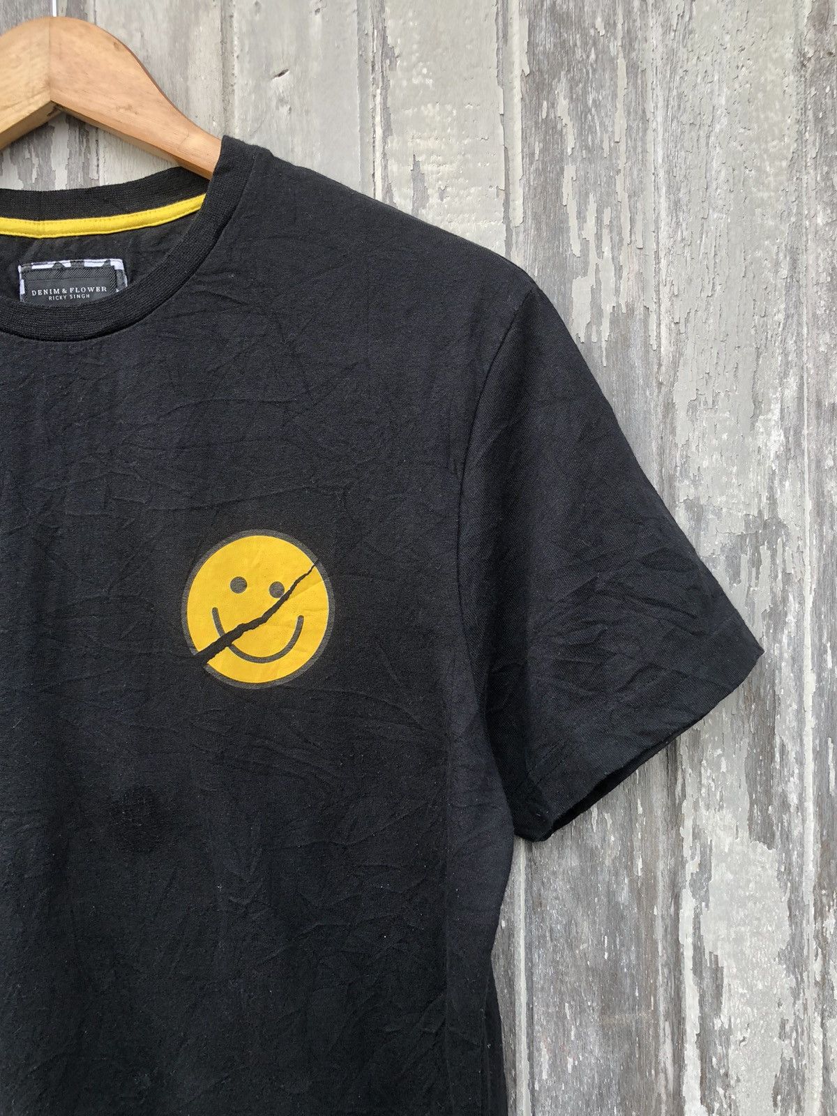 A$AP Rocky × Vintage Denim & Flower Ricky Singh Hardcore Happiness Tee Size US M / EU 48-50 / 2 - 12 Thumbnail