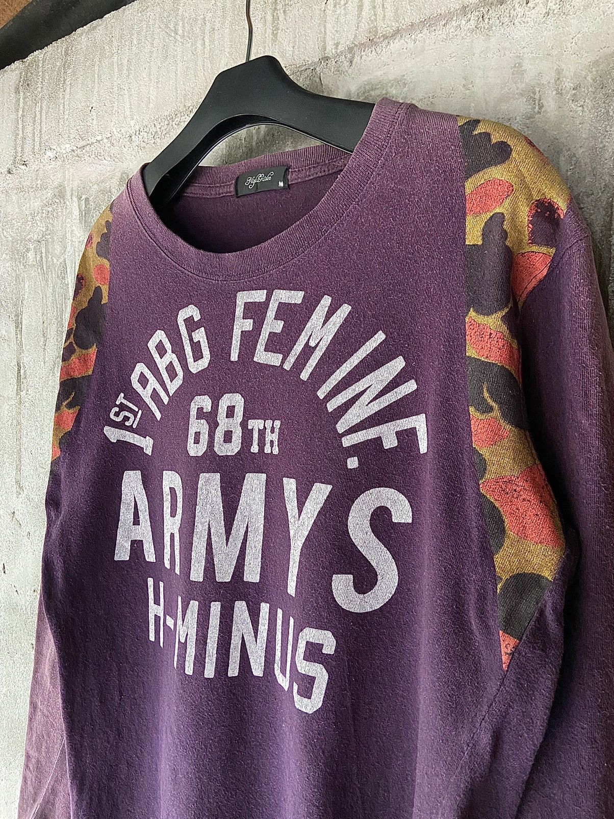 Hysteric Glamour × If Six Was Nine × Japanese Brand JAPANESE ARMY BACKPACK DESIGN SUN FADED LONG SLEEVE Size US M / EU 48-50 / 2 - 8 Thumbnail