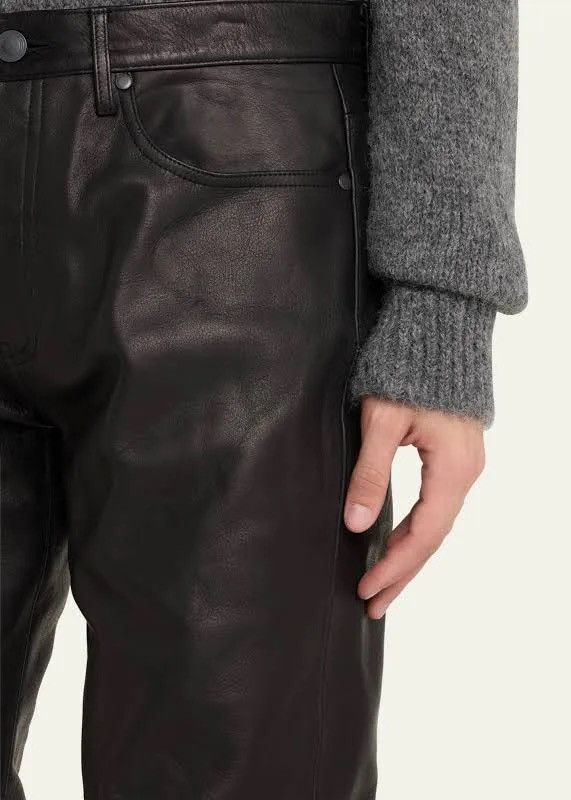 John Elliott 1895USD Leather Daze Pants Size US 34 / EU 50 - 4 Thumbnail