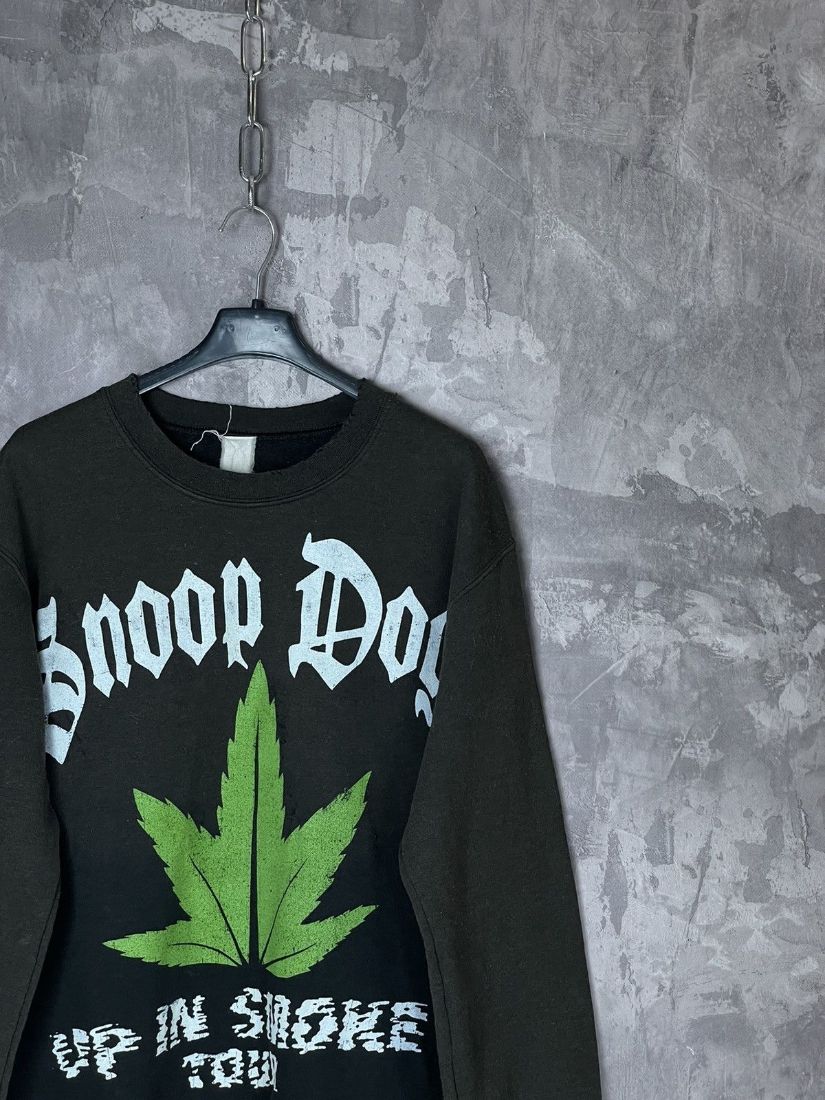 Snoop Dogg × Vintage Snoop Dog Vintage 90S Crazy Distressed Rasta Sweatshirt Size US M / EU 48-50 / 2 - 4 Thumbnail