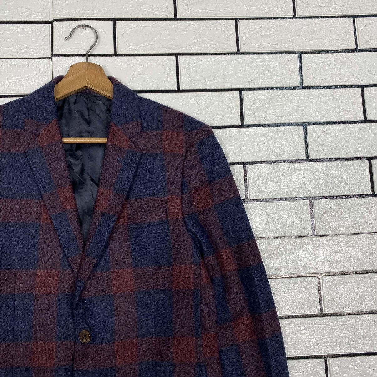 Gucci 🔥VINTAGE COATS JACKET GUCCI TARTAN DESIGN DOUBLE BREAST Size US S / EU 44-46 / 1 - 6 Thumbnail